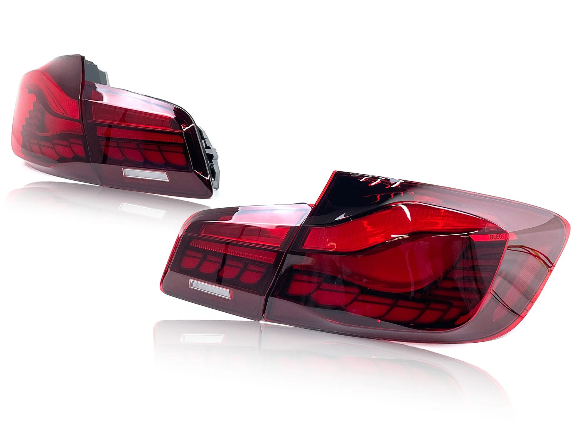 Red/Smoke Sequential LED Tail Lights For BMW F10 F18 2011-2016 - Image 18