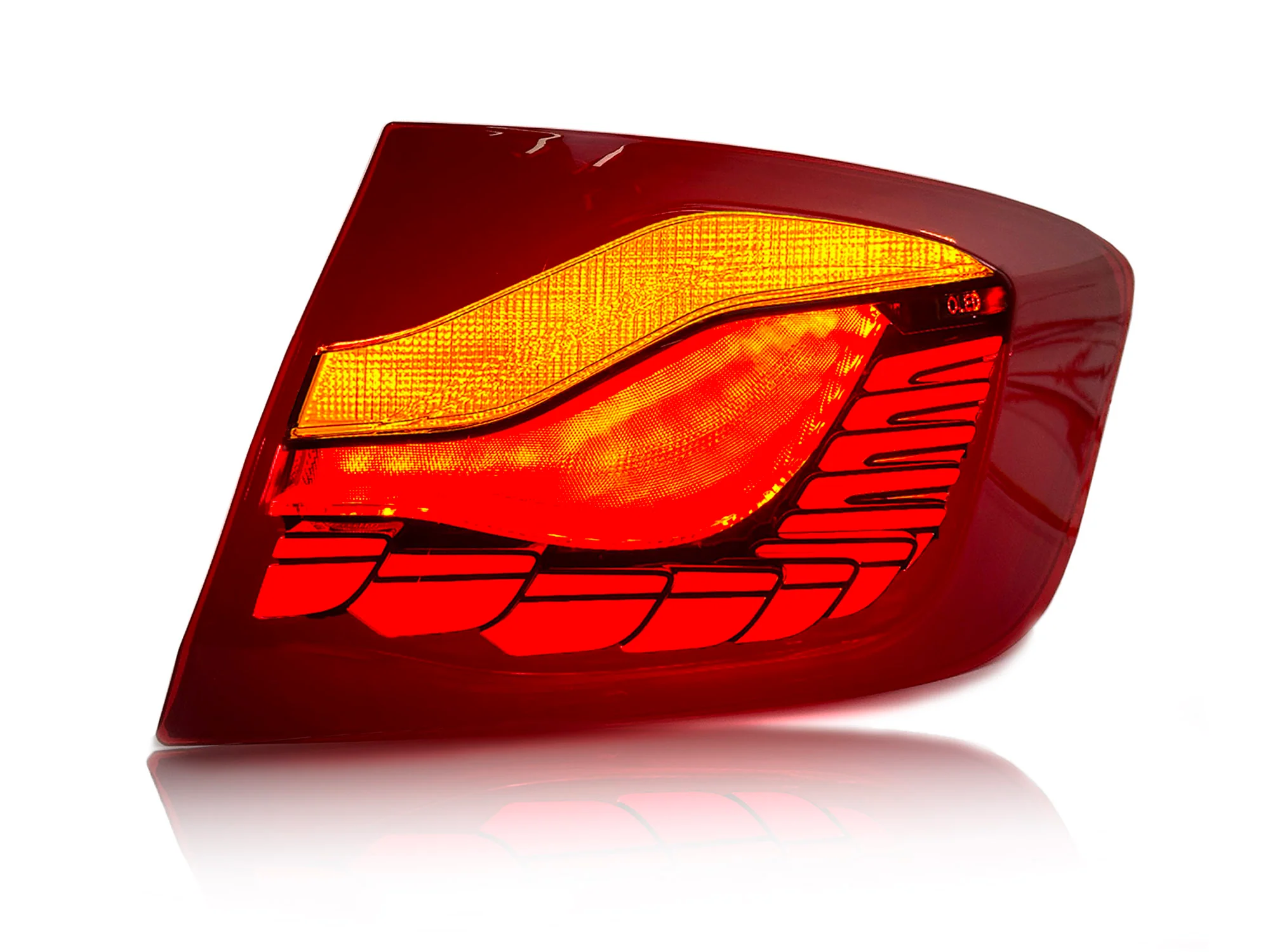 Red/Smoke Sequential LED Tail Lights For BMW F10 F18 2011-2016 - Image 22