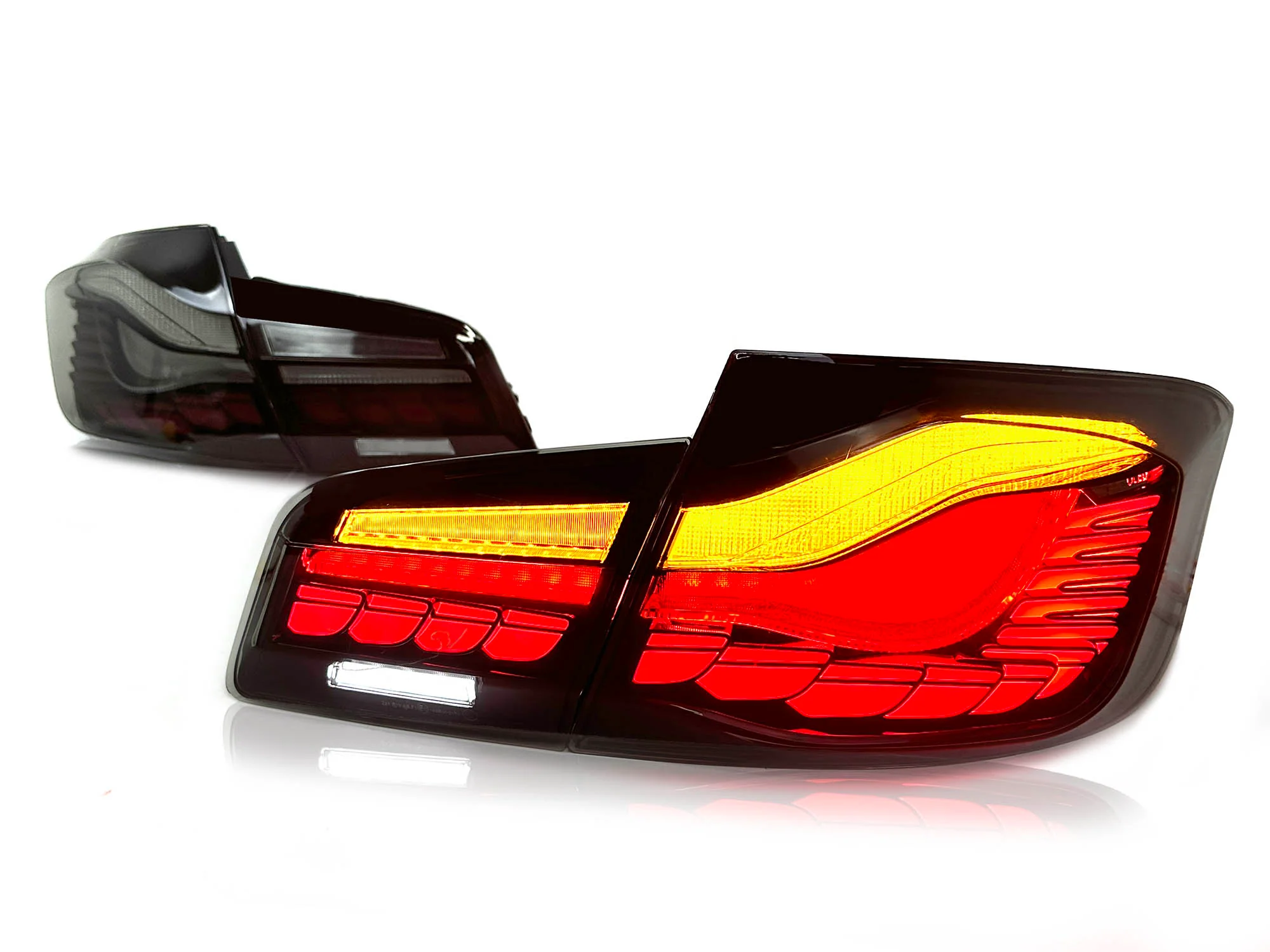 Red/Smoke Sequential LED Tail Lights For BMW F10 F18 2011-2016 - Image 5