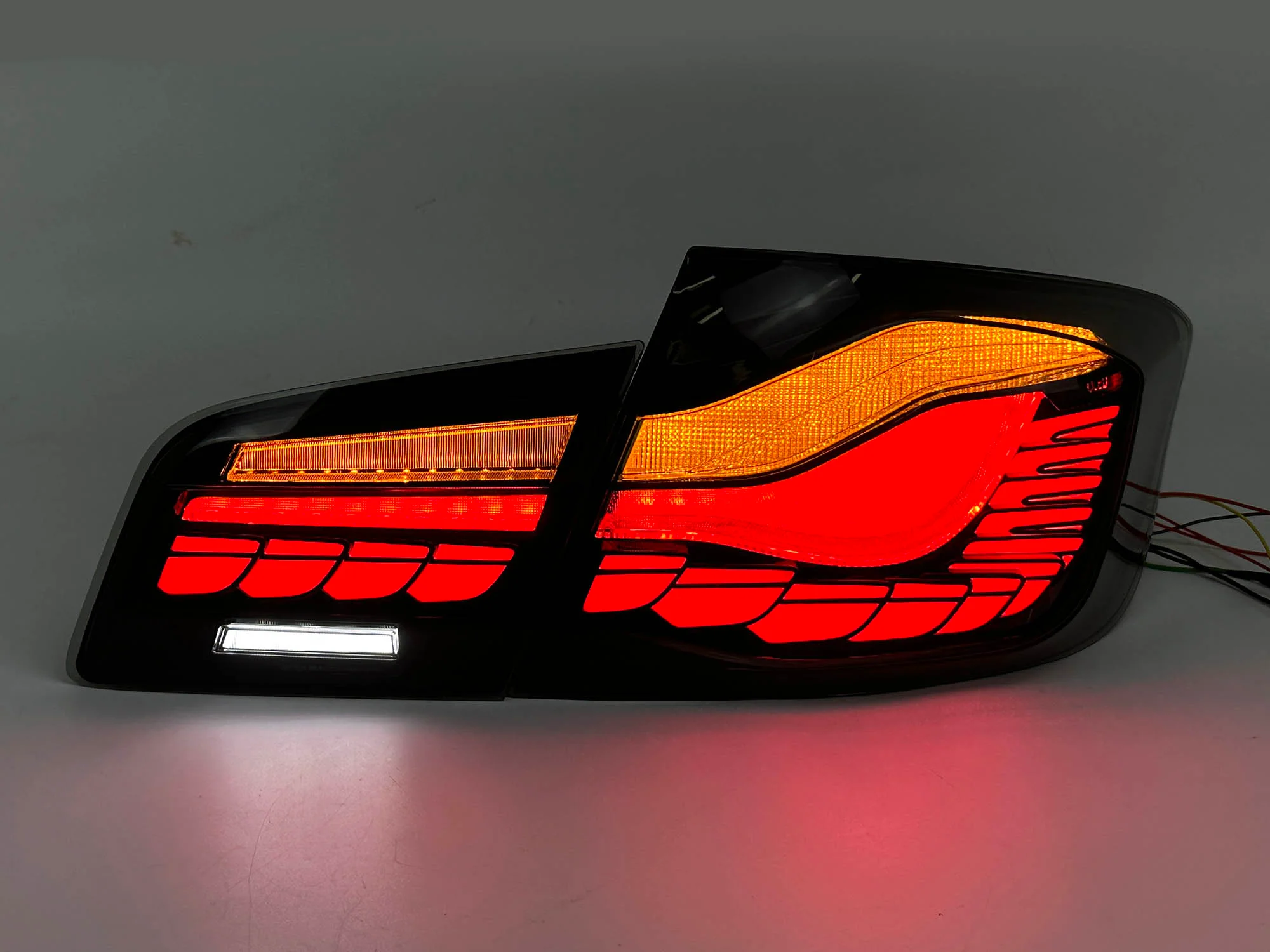 Red/Smoke Sequential LED Tail Lights For BMW F10 F18 2011-2016 - Image 9