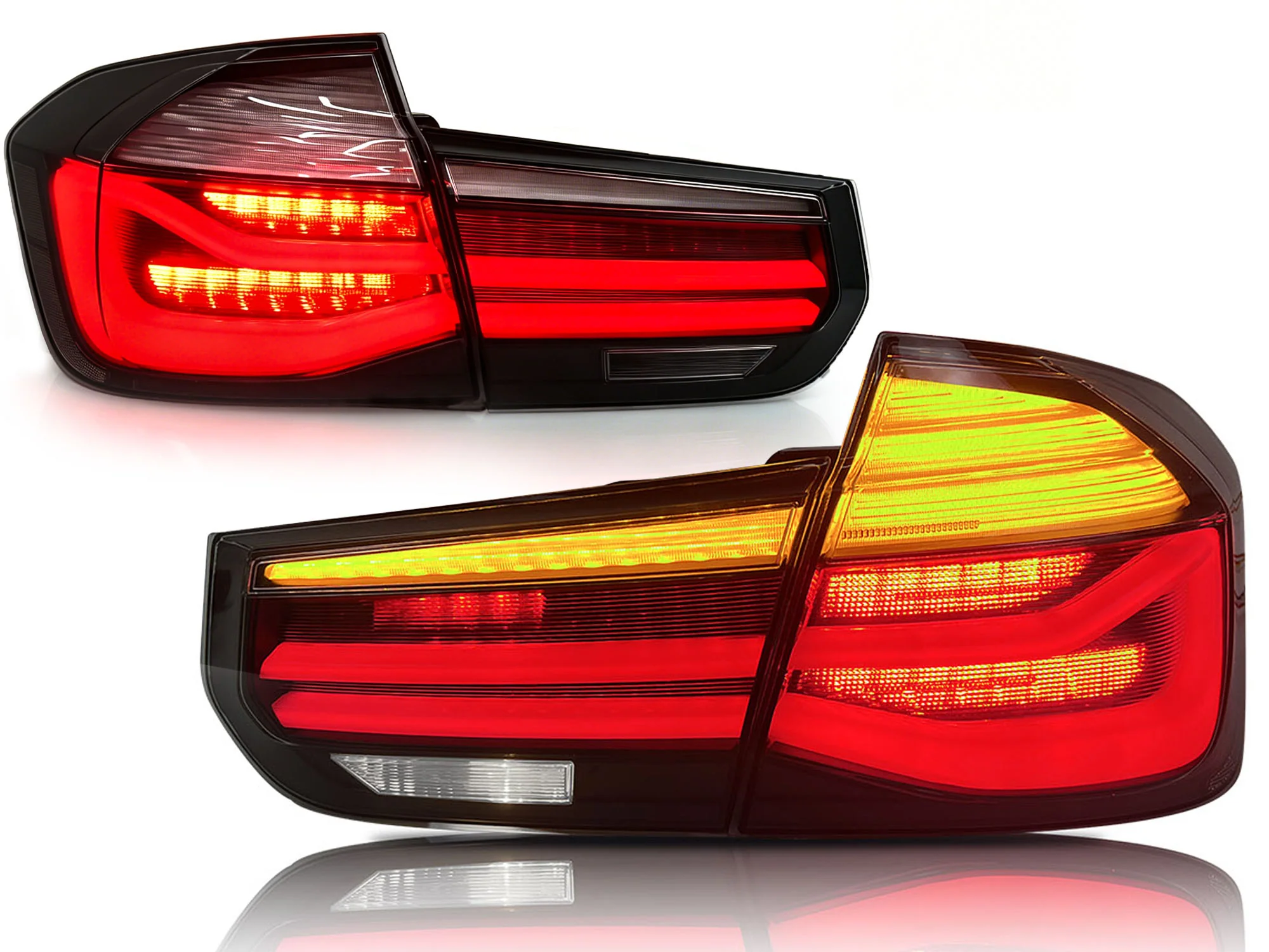 Pair LED Tail Lights For BMW 3 Series F30 F35 F80 M3 2012-2018 Clear Lens - Image 4