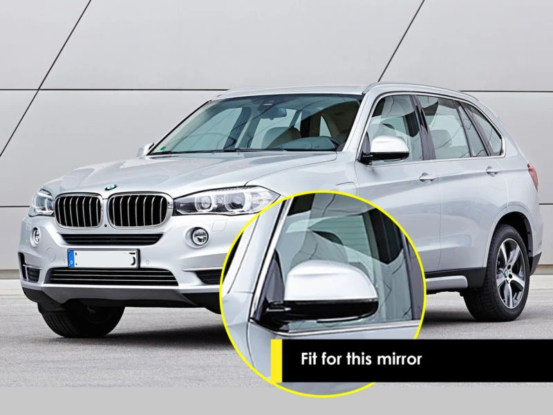Real Carbon Fiber Mirror Cover Caps for BMW X4 F26 X5 F15 X6 F16 Replacement Caps bm20 - Image 2