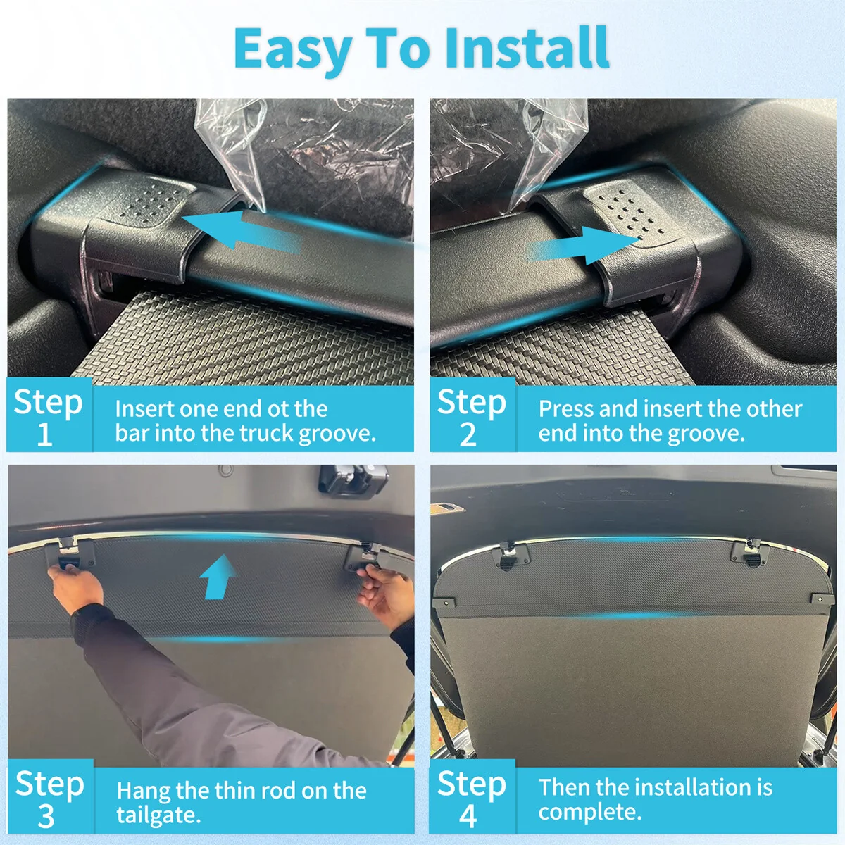 Retractable Cargo Cover Rear Trunk Shield For Mazda CX-5 2017–2025 SUV 5-Seater - Image 7