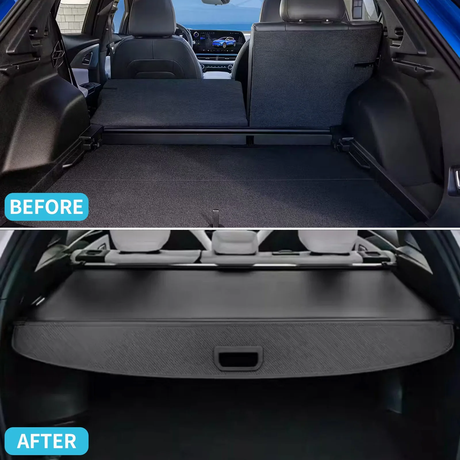 Retractable Rear Cargo Cover For Chevrolet Equinox EV 2024–2025 Security Shield - Image 6