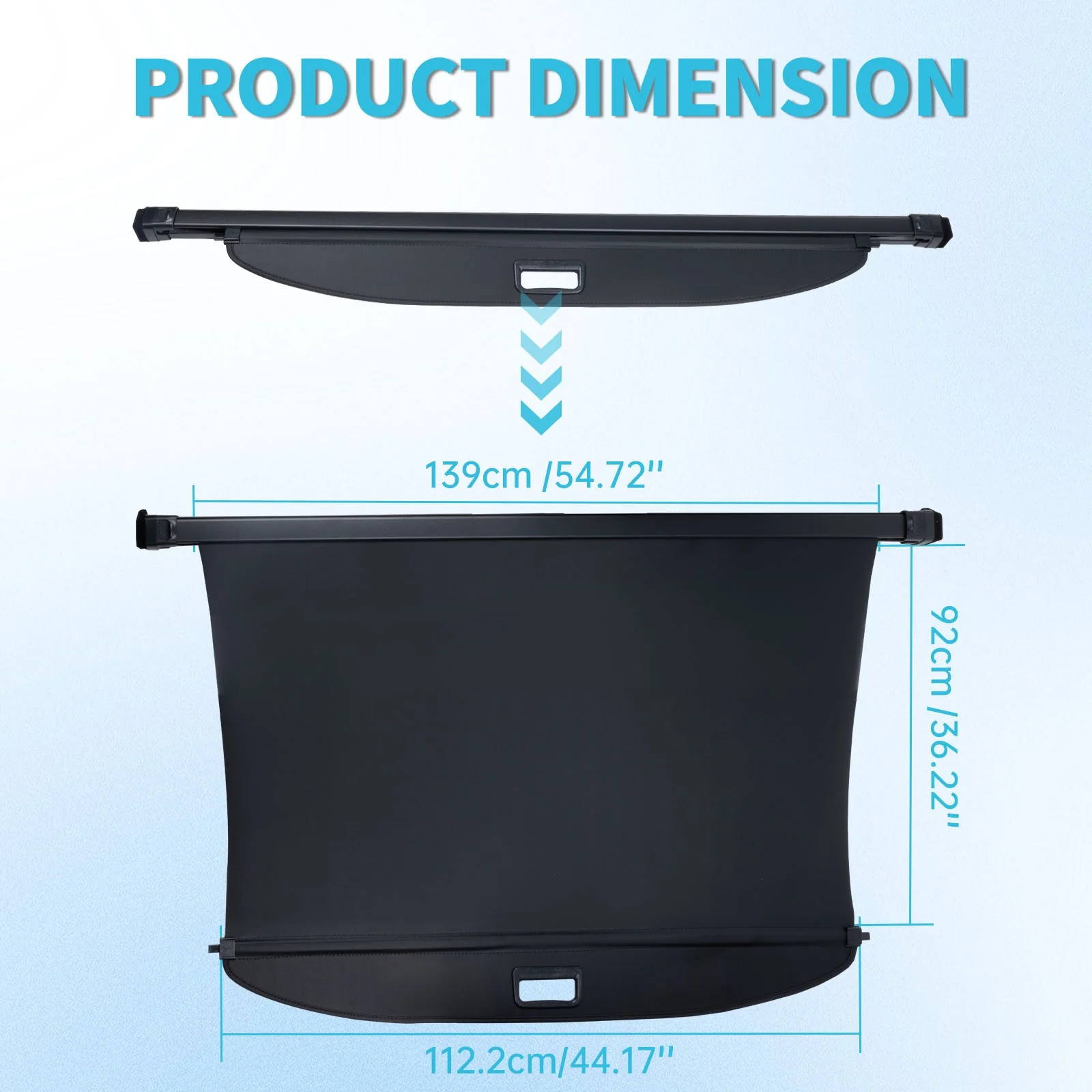 Retractable Rear Cargo Cover For Mazda CX-90 2024+ Security Shield - Image 2