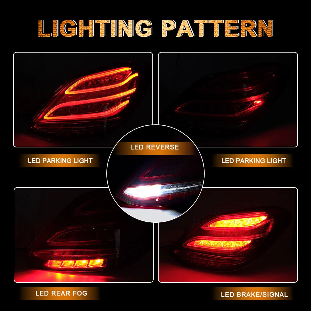 Right Tail Light Rear Lamp For 2015 2016 2017 2018 Mercedes-Benz W205 C180 C350e C43 - Image 4