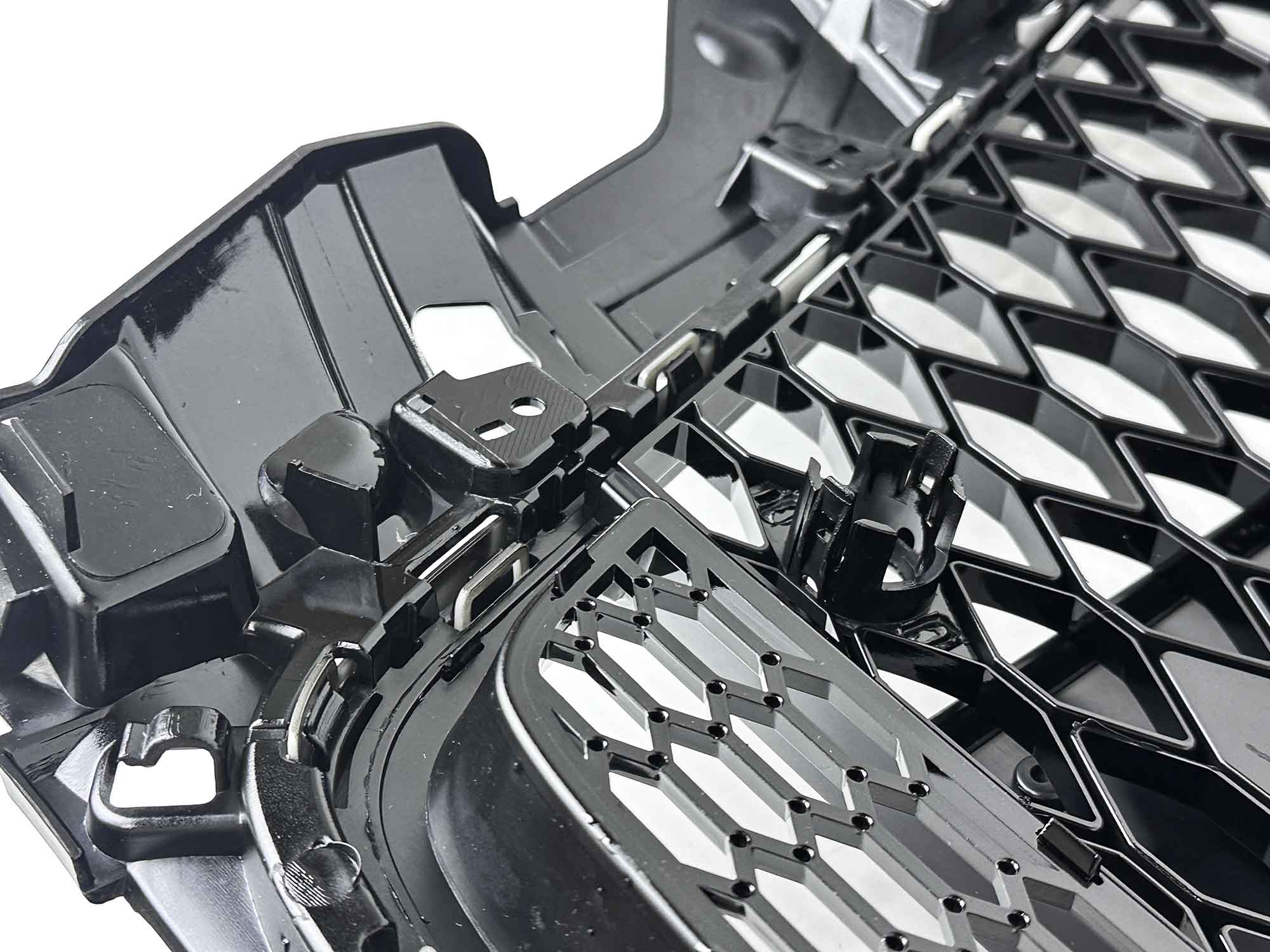 For 2014-2016 Audi A3 S3 8V RS3 Style Front Bumper Grille Glossy Black - Image 11