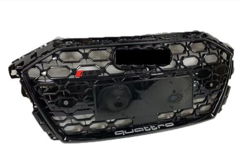 Honeycomb Black Front Grill for Audi A3 8Y S3 2022-2024 - Image 3