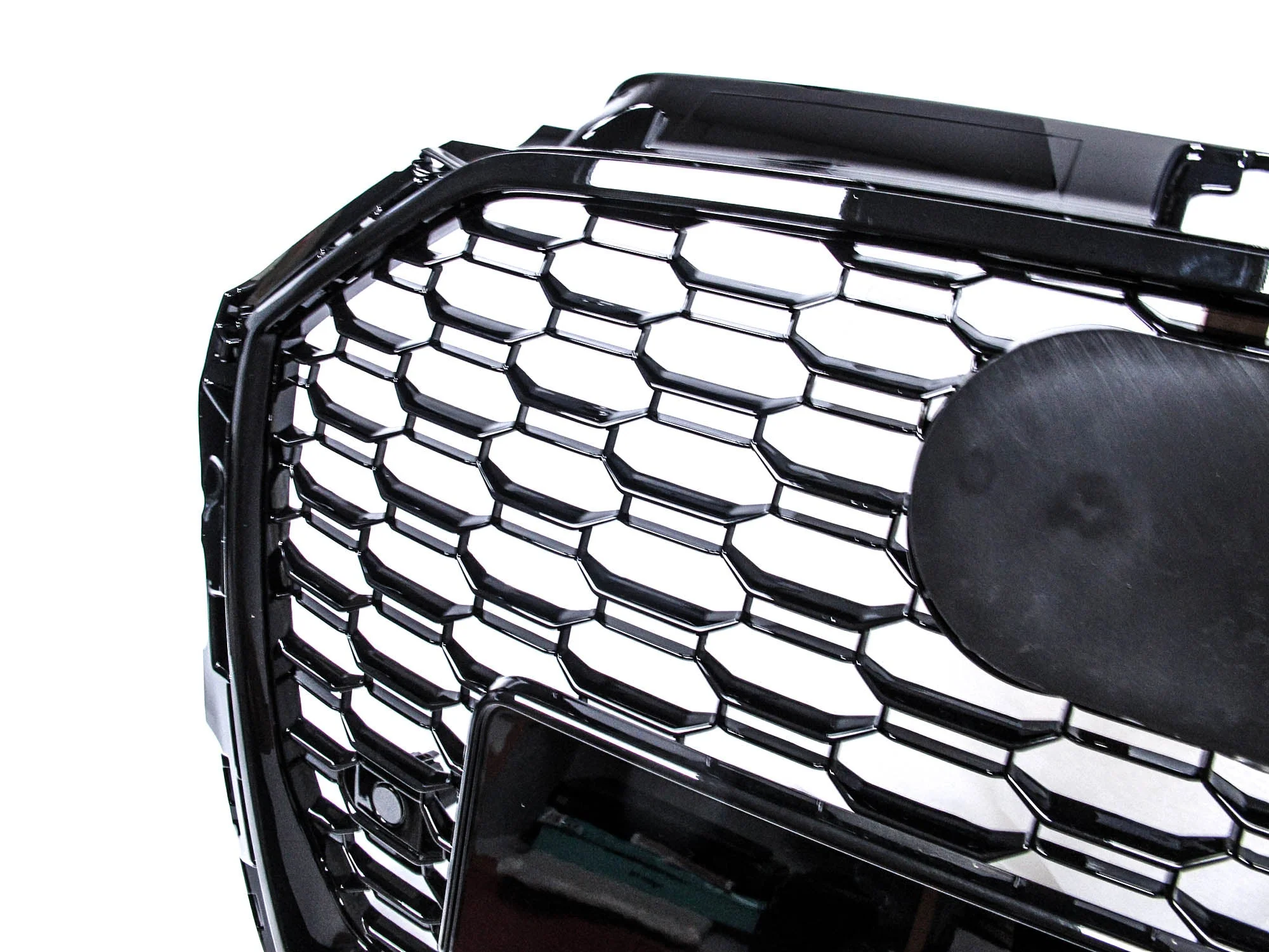 Black Honeycomb Front Grill for AUDI A3 8V S3 2017-2020 fg164 - Image 7
