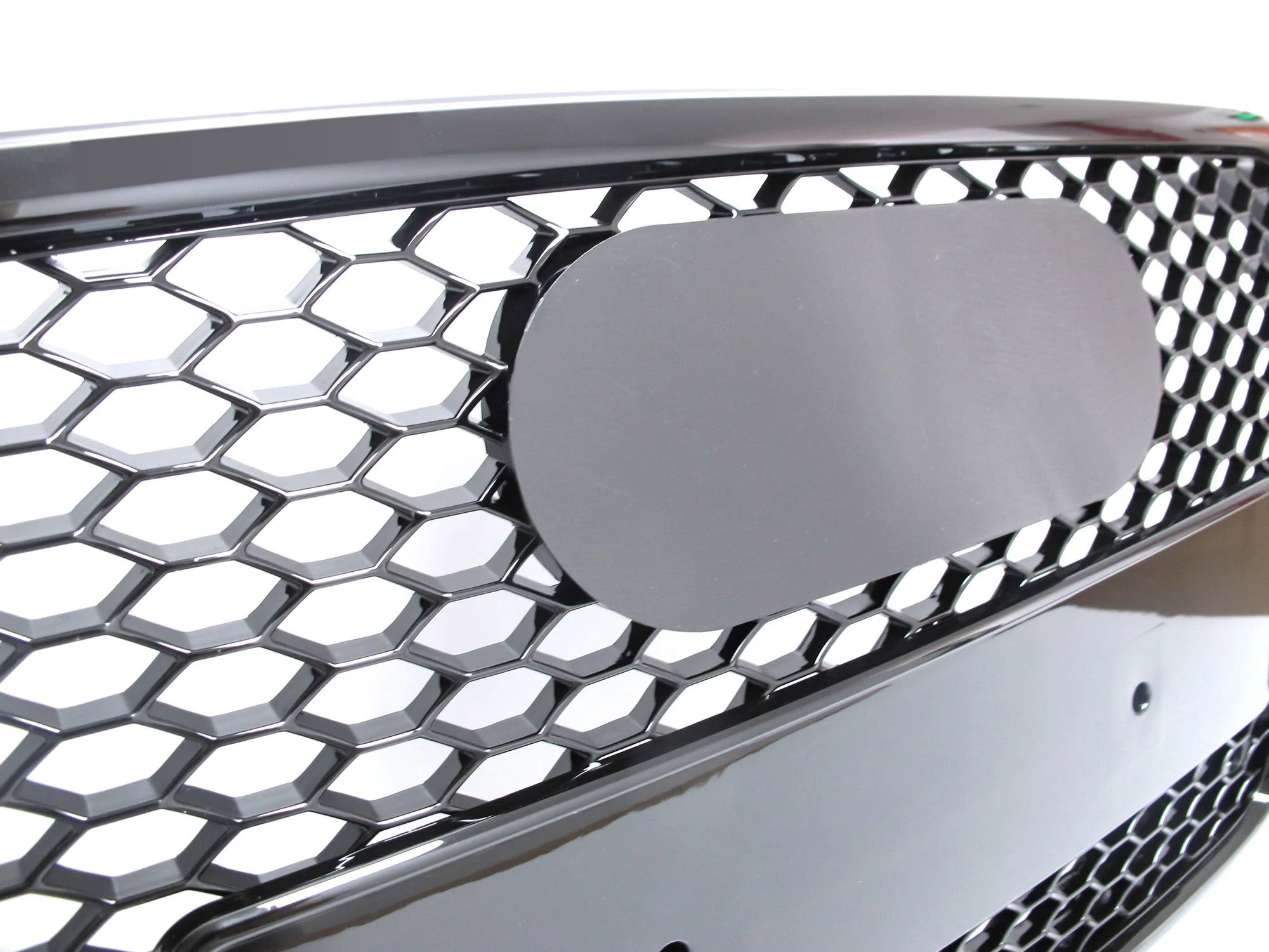 Honeycomb Black Front Grill For AUDI A4 B8 S4 2009-2011 2012 - Image 9