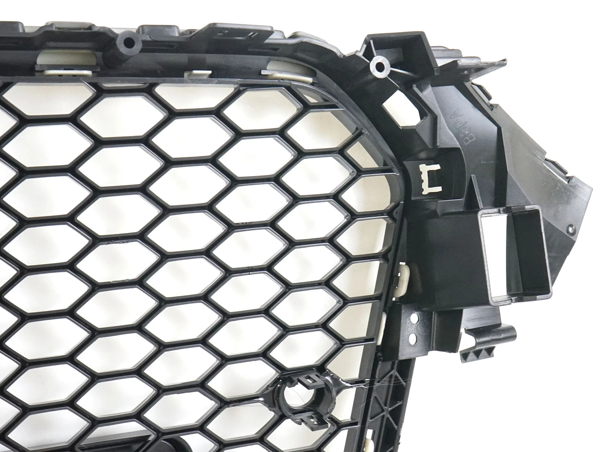 RS4 Style Gloss Black Honeycomb Front Grille Grill for AUDI A4 S4 B8.5 2013-2016 - Image 10