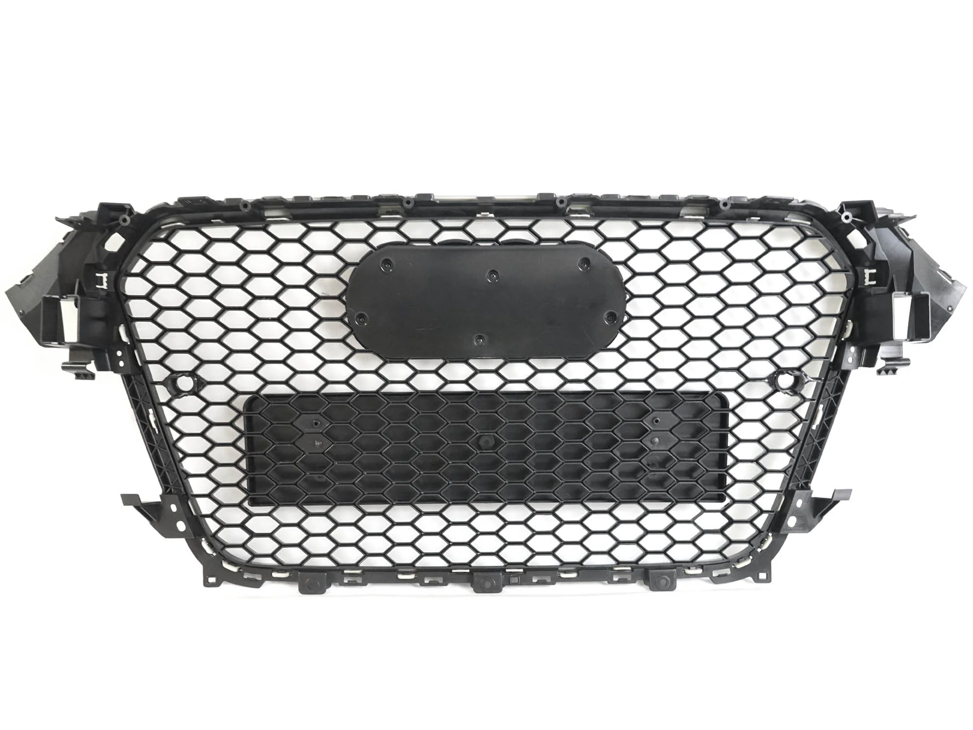 RS4 Style Gloss Black Honeycomb Front Grille Grill for AUDI A4 S4 B8.5 2013-2016 - Image 9