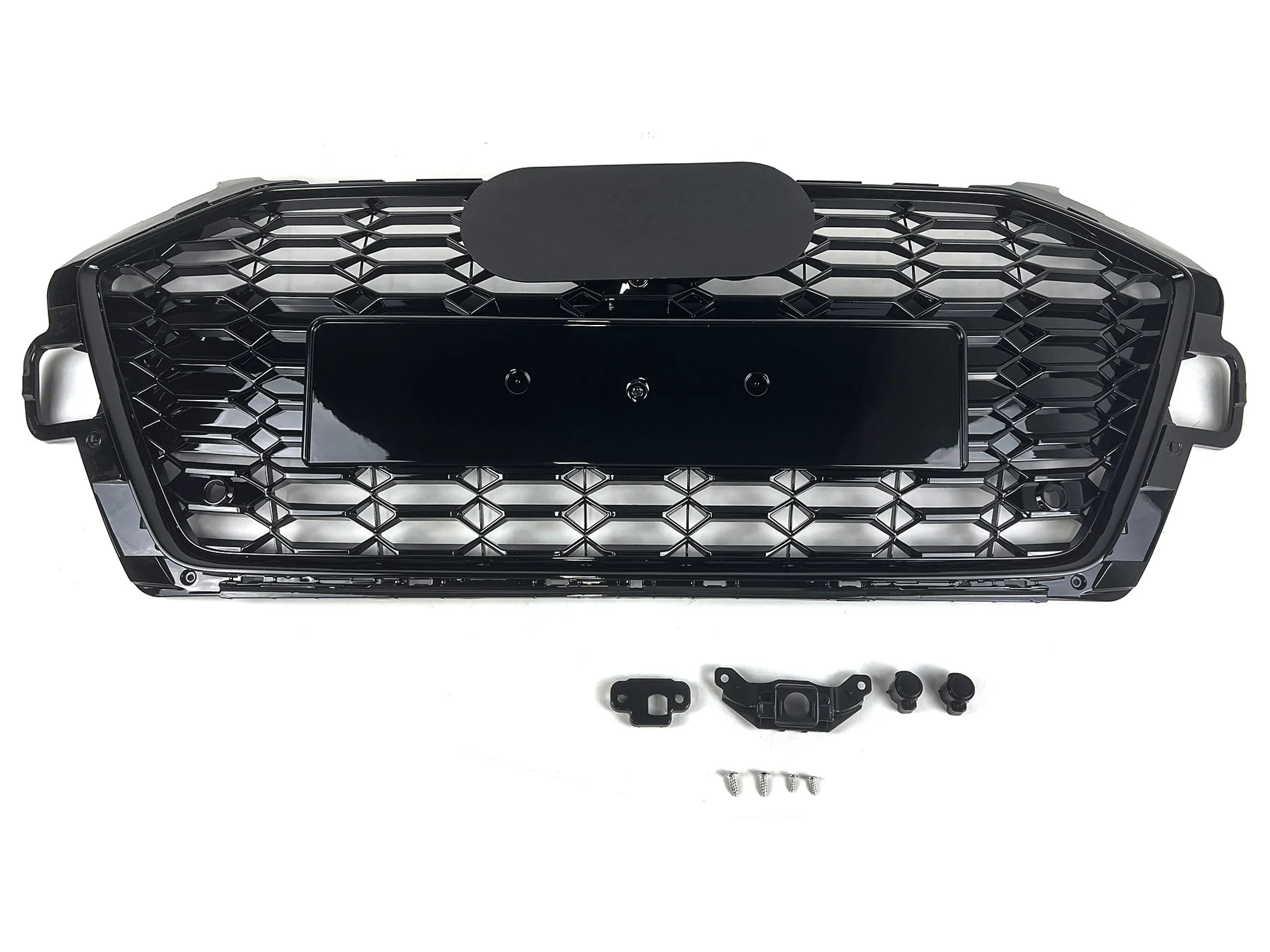 Honeycomb Black Front Grill for Audi A4 B9.5 Sline S4 2020-2023 fg316 - Image 11