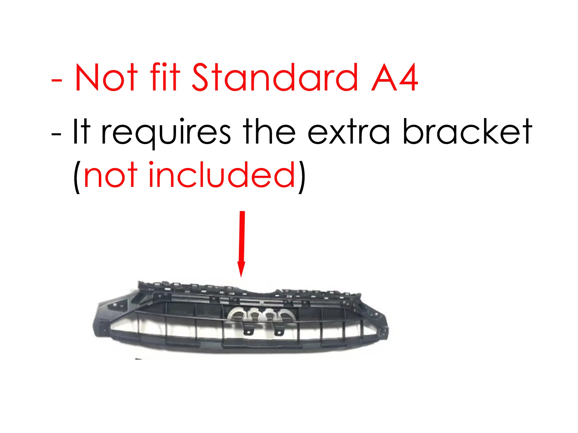 Honeycomb Black Front Grille for 2020-2024 Audi A4 B9 Sline S4 - Image 4