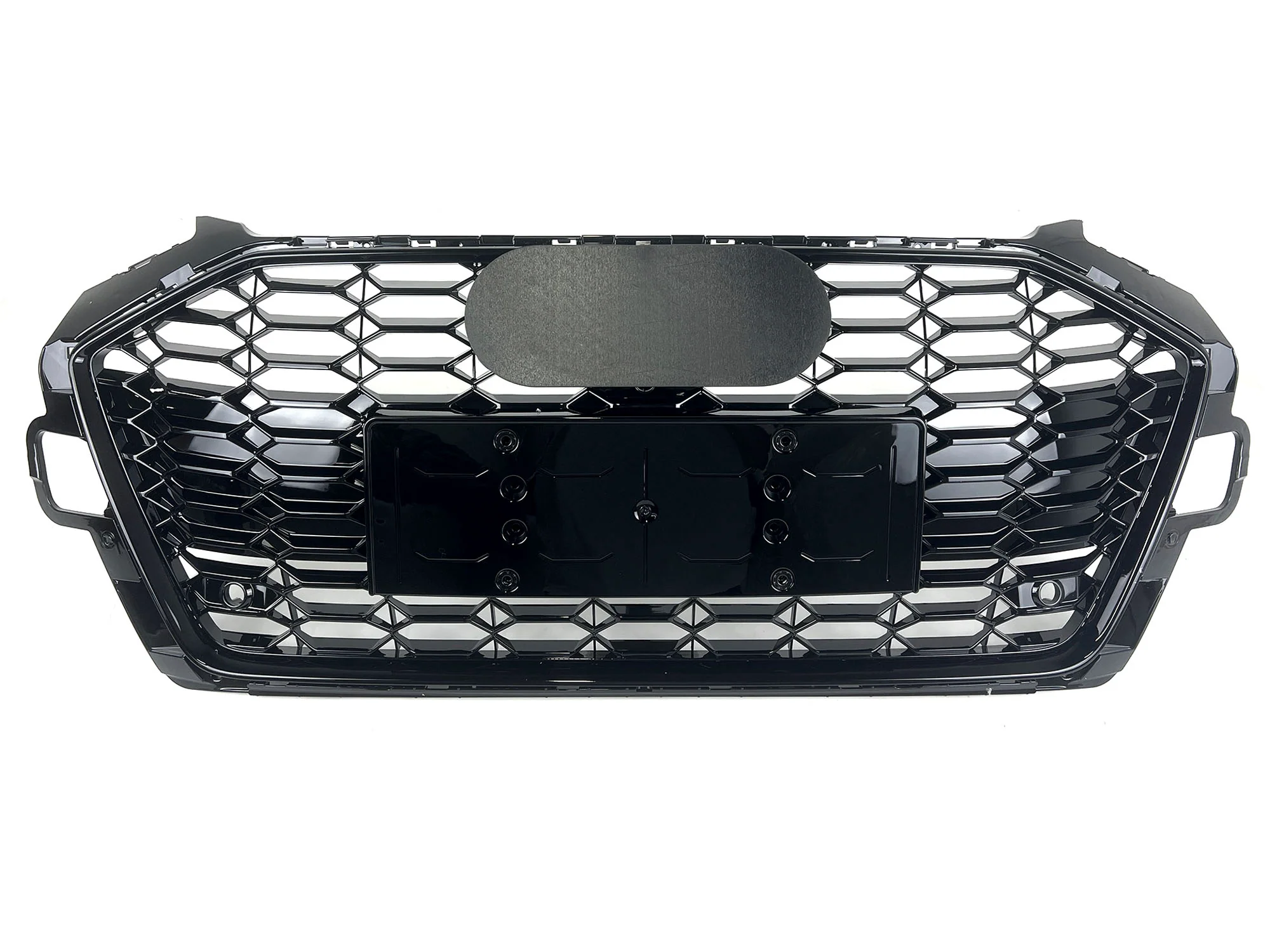 Honeycomb Black Front Grille for 2020-2024 Audi A4 B9 Sline S4 - Image 6