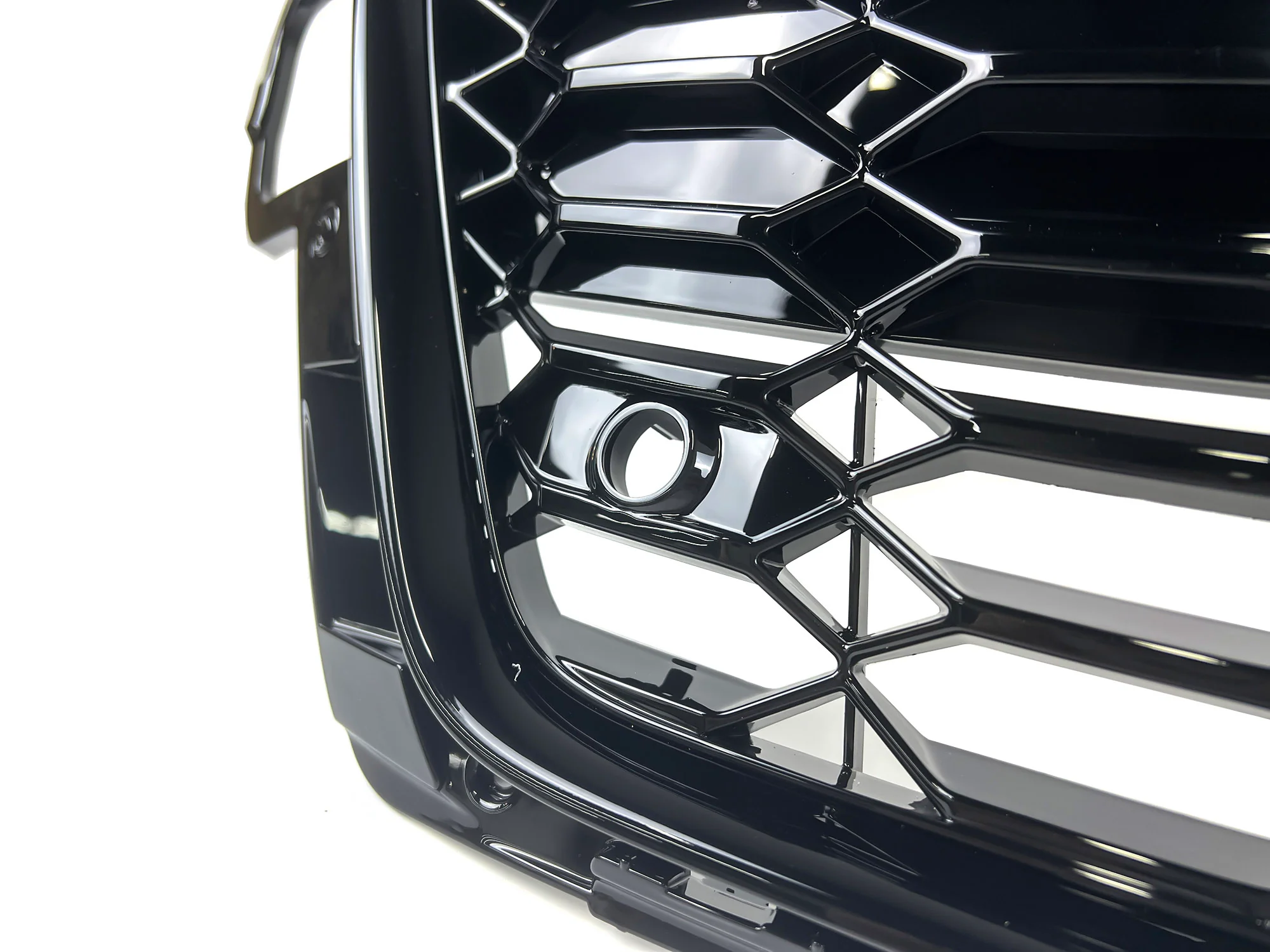 Honeycomb Black Front Grille for 2020-2024 Audi A4 B9 Sline S4 - Image 8