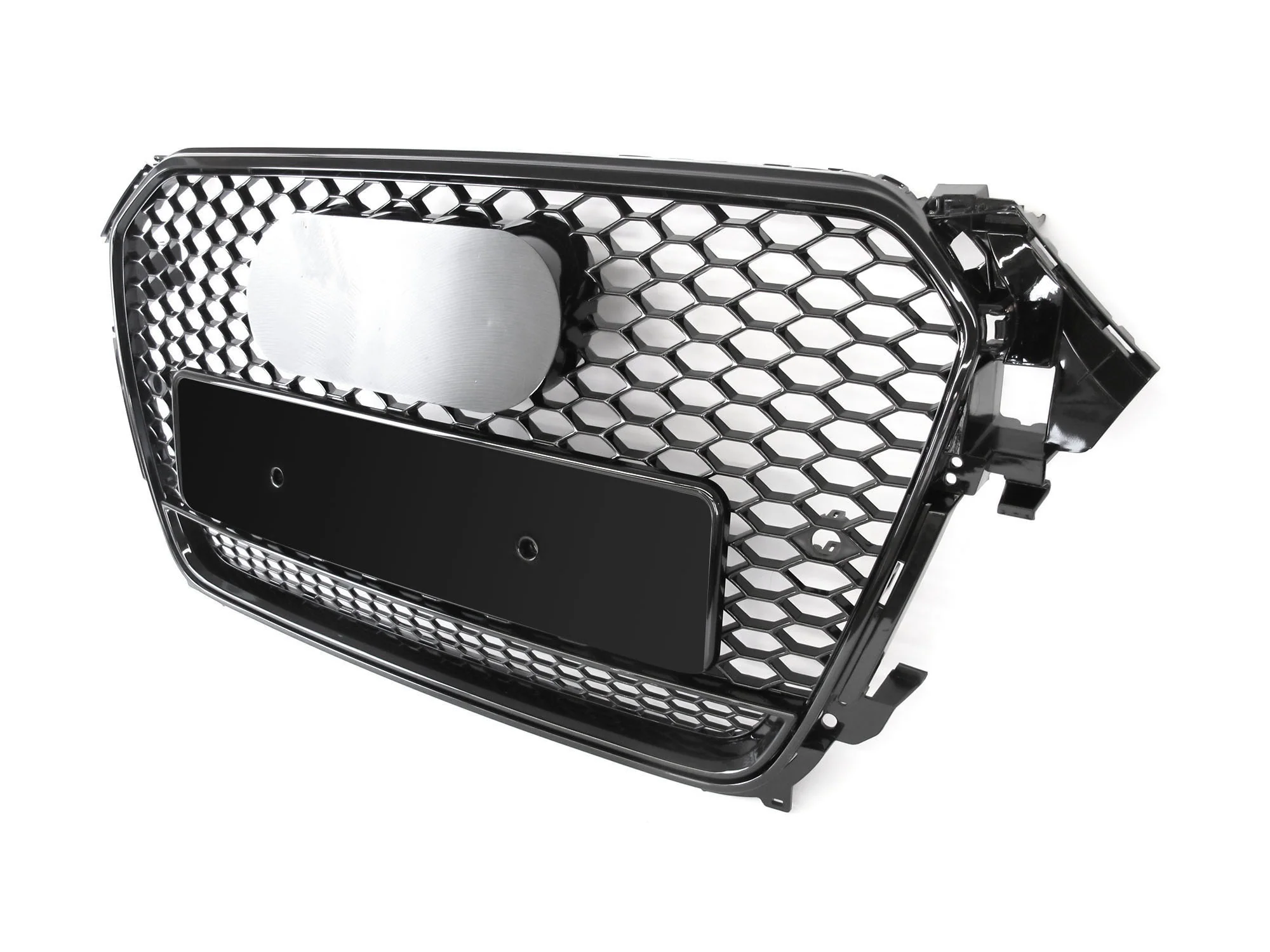 Honeycomb Front Mesh Grill Gloss Black For AUDI A4 B8.5 S4 2013-2015 2016 - Image 7