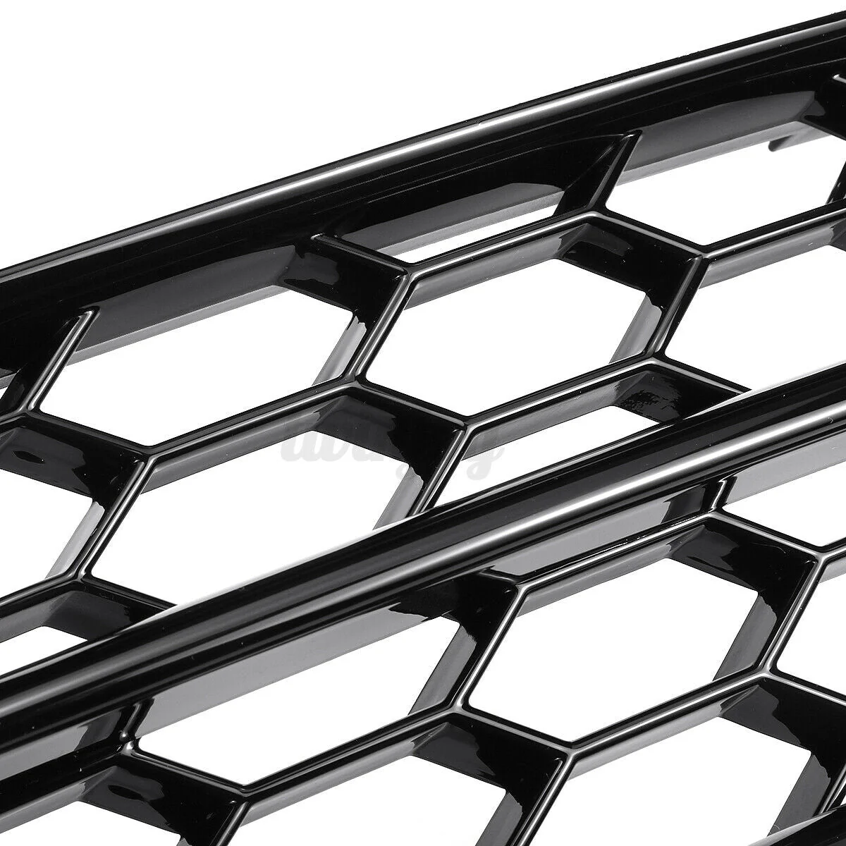 Pair Honeycomb Front Bumper Fog Light Grille Cover Fit Audi A4 B8 S4 2008-2012 - Image 7