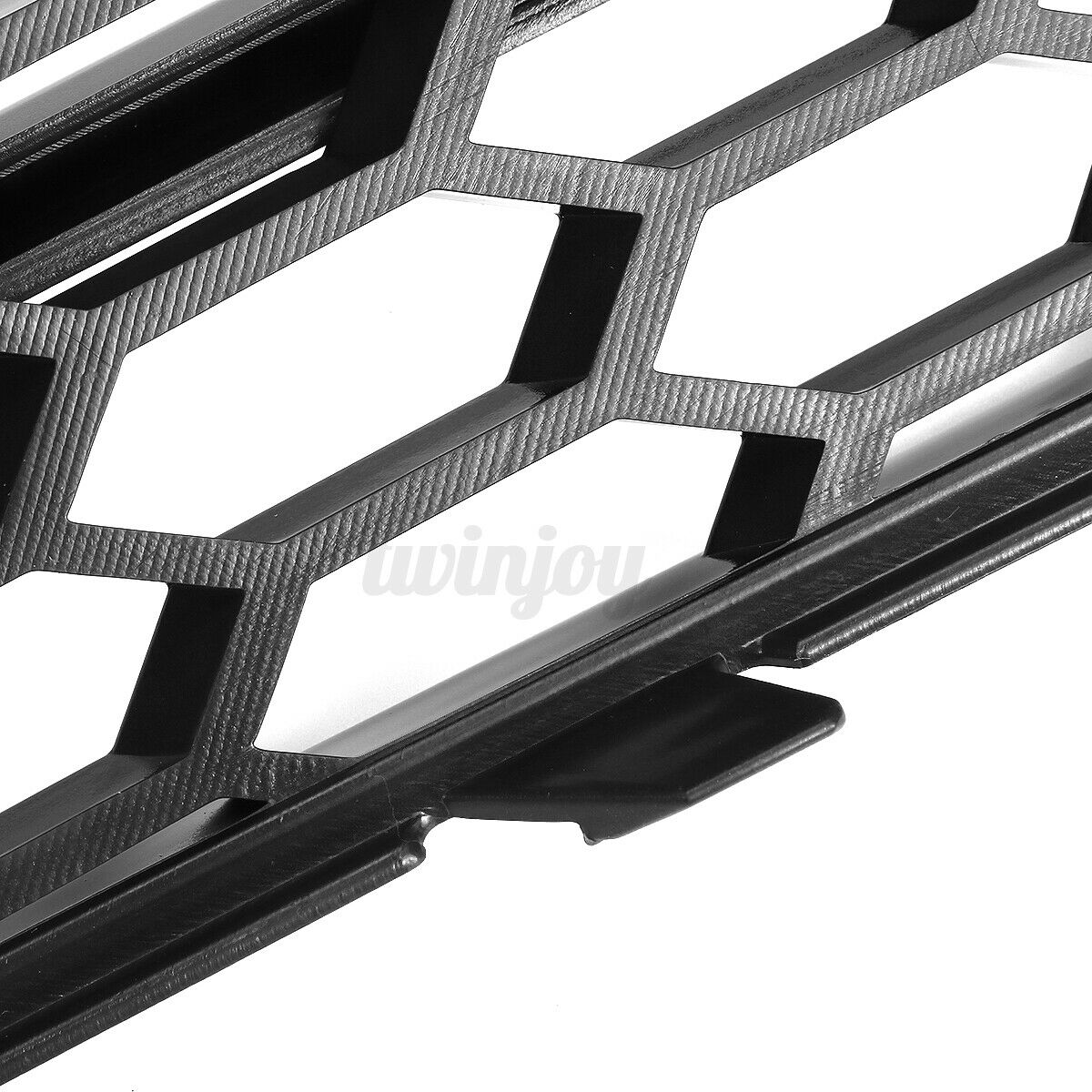 Pair Honeycomb Front Bumper Fog Light Grille Cover Fit Audi A4 B8 S4 2008-2012 - Image 8