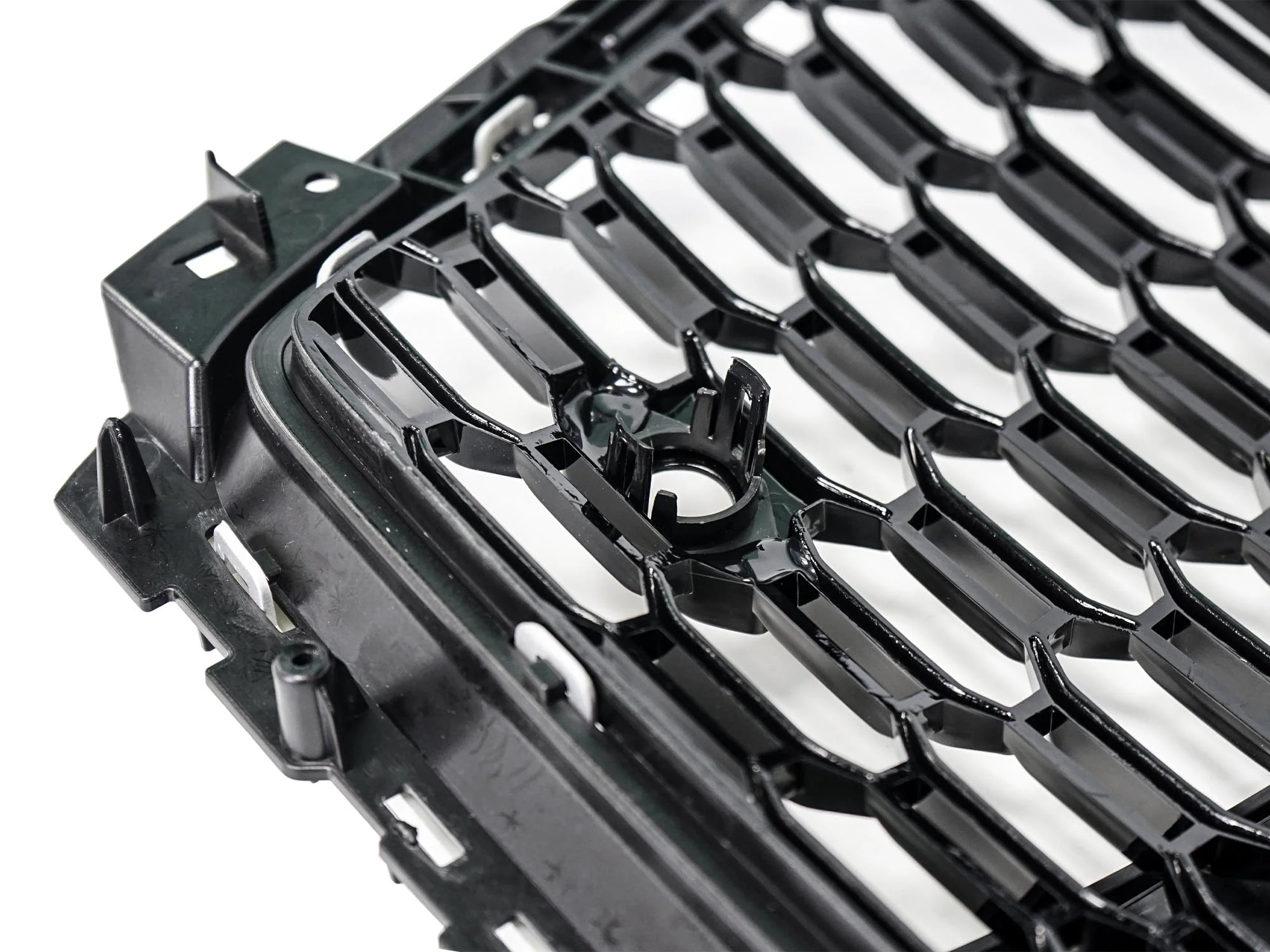 RS5 Style Honeycomb Front Mesh Grille Chrome for Audi A5 S5 B9 2017 2018 2019 - Image 12