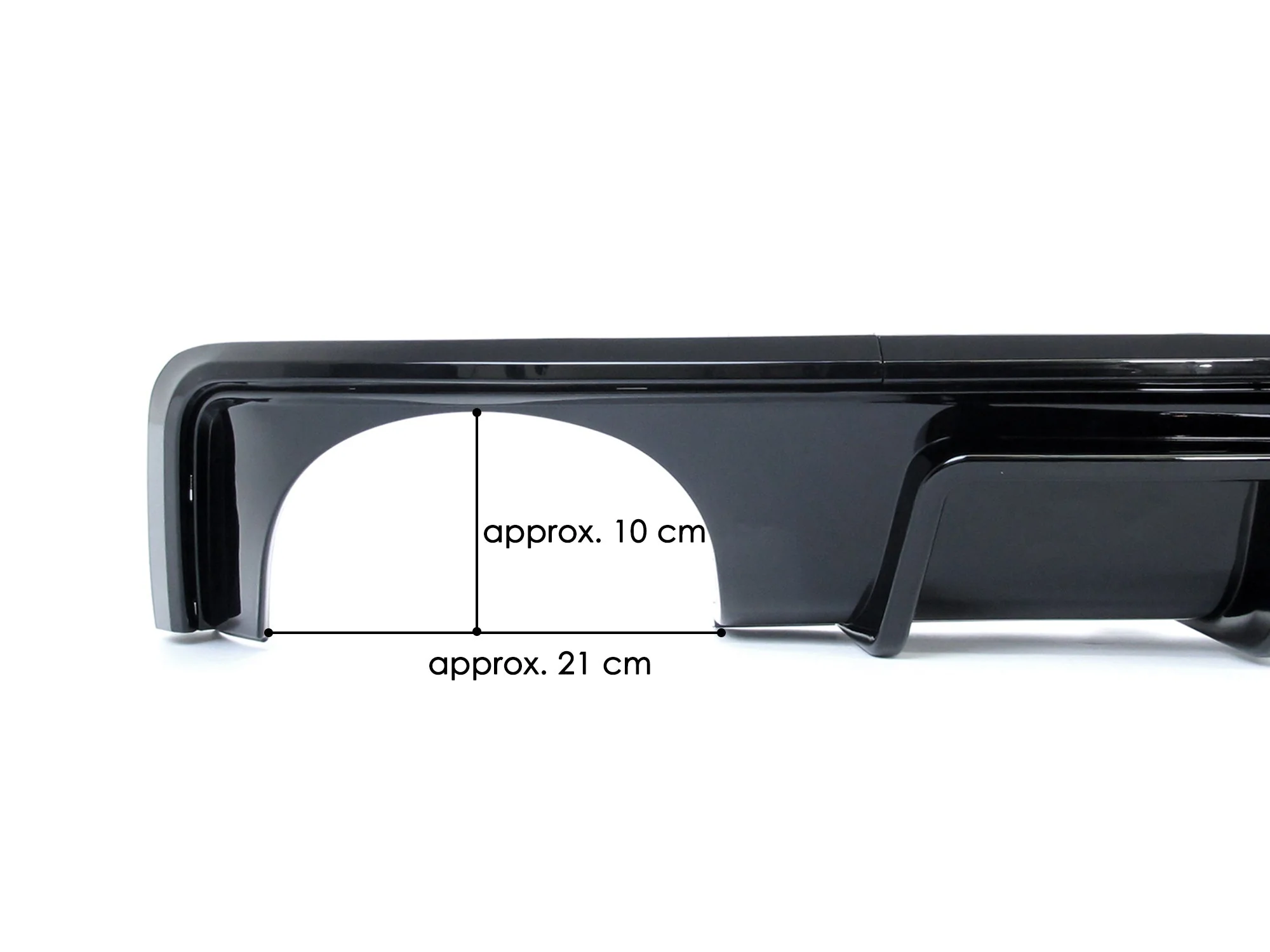 RS6 Style Gloss Black Rear Diffuser + Exhaust Tips For Audi A6 C8 Avant S-Line 2019-2025 - Image 13