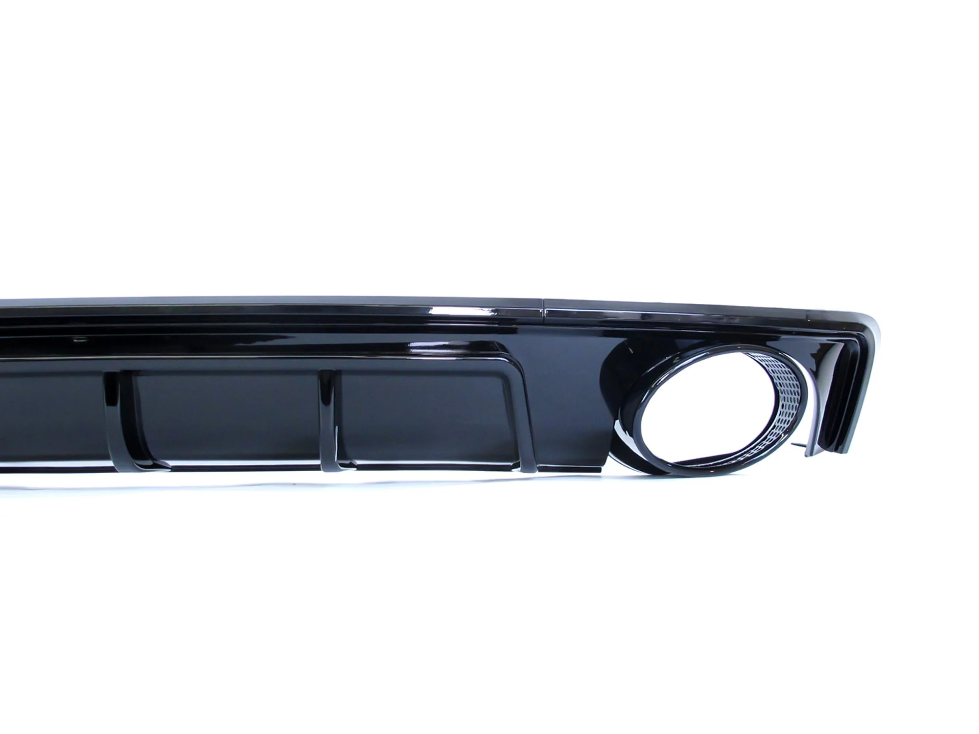 RS6 Style Gloss Black Rear Diffuser + Exhaust Tips For Audi A6 C8 Avant S-Line 2019-2025 - Image 6