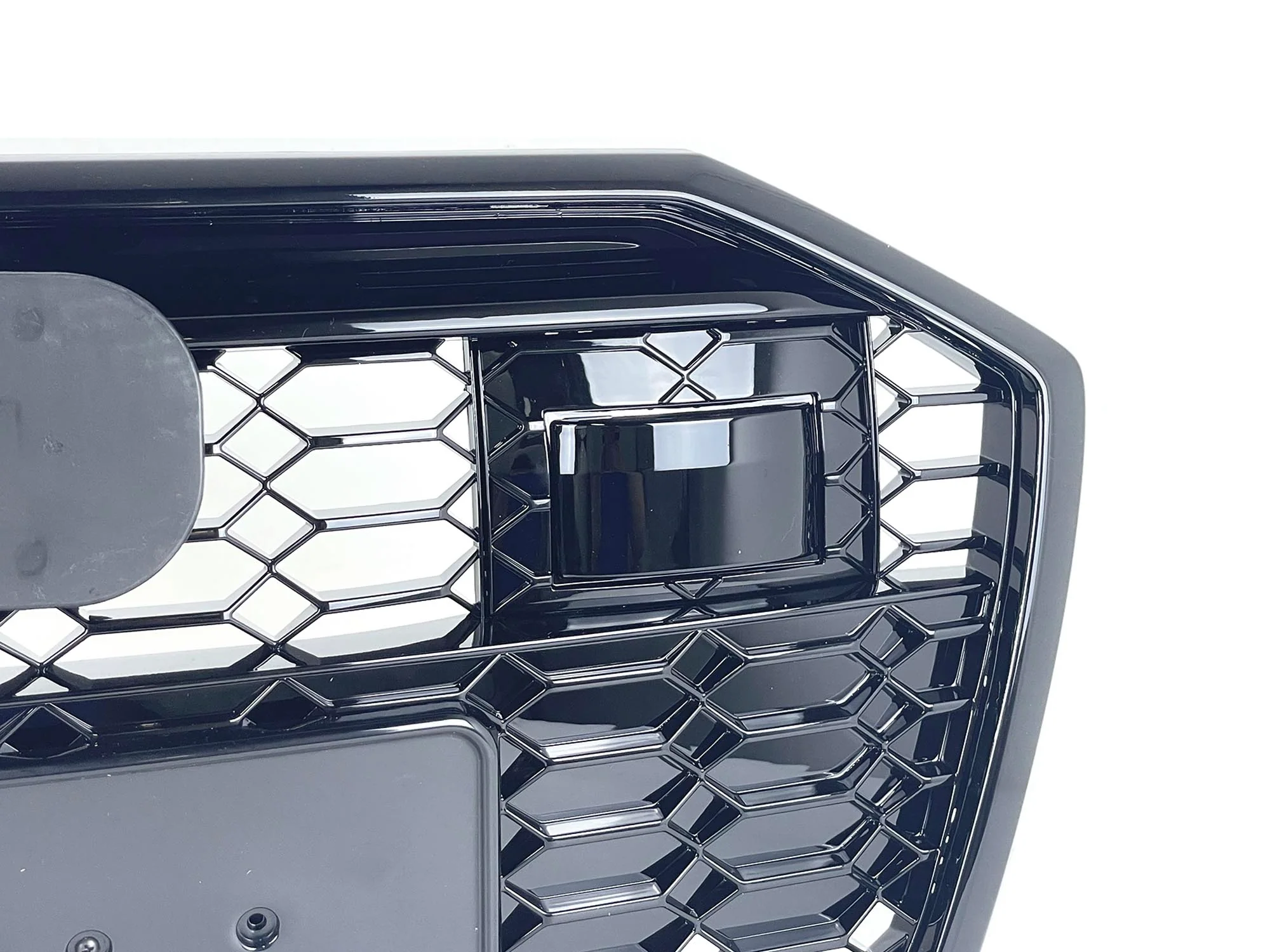 Gloss Black Front Bumper Grill for Audi A6 C8 S6 2019-2026 with ACC - Image 8
