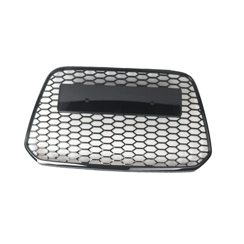 RS6 Style Front Bumper Honeycomb Mesh Grille Grill For Audi A6 S6 C7 2012-2015 - Image 6