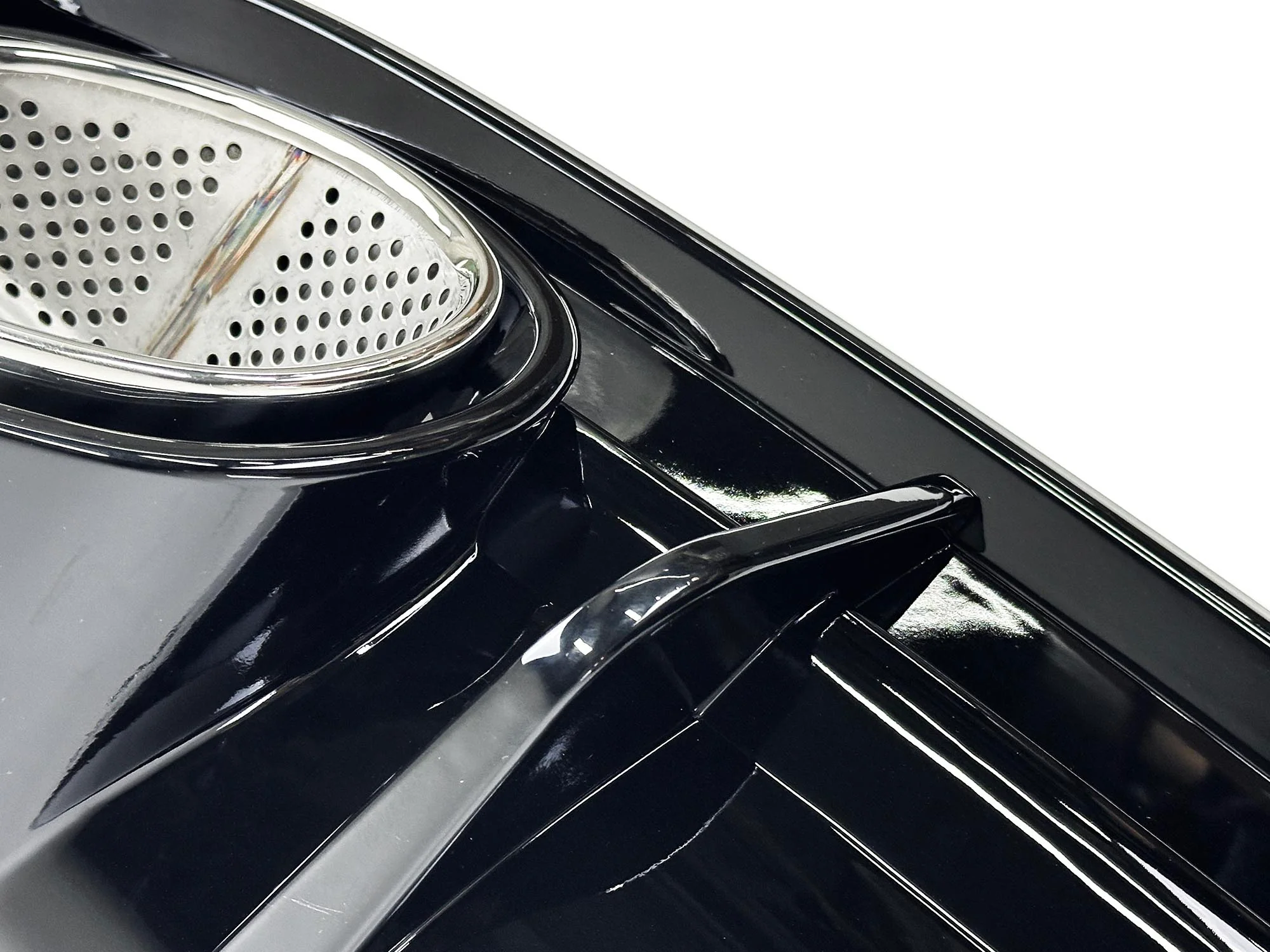 RS6 Style Gloss Black Rear Diffuser + Silver Exhaust Tips for Audi A6 C7.5 S-Line 2016–2018 - Image 11