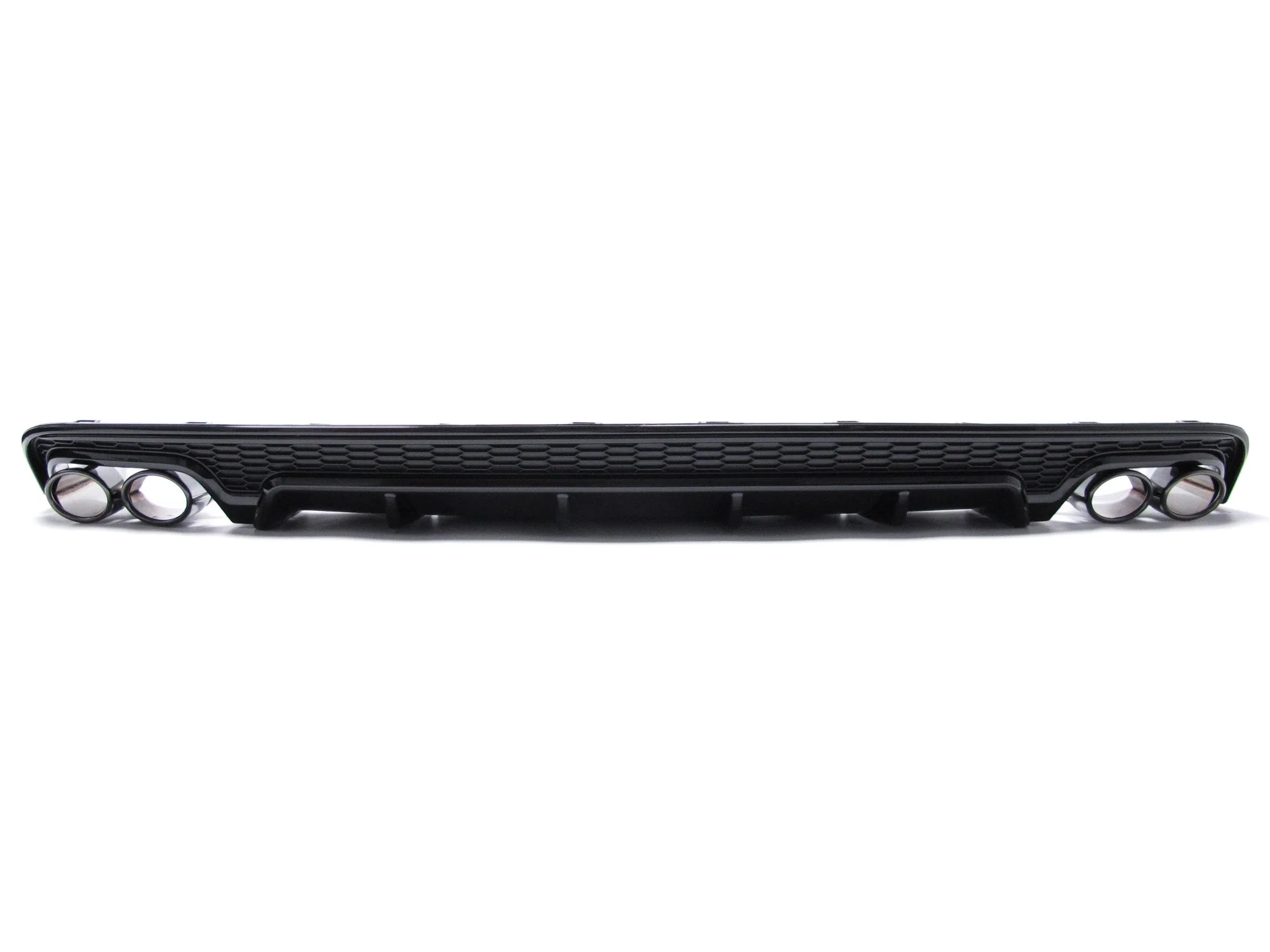 S6 Style Rear Diffuser + Black Tips For Audi A6 C7.5 Sedan S-Line 2016–2018 - Image 5