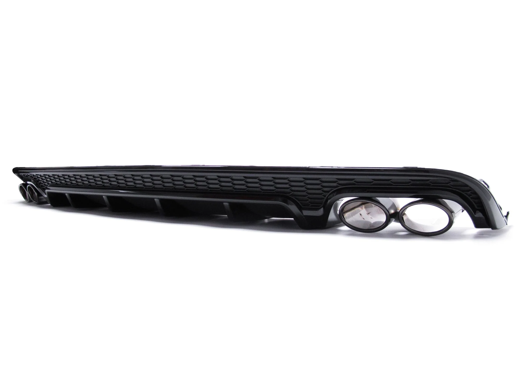 S6 Style Rear Diffuser + Black Tips For Audi A6 C7.5 Sedan S-Line 2016–2018 - Image 7