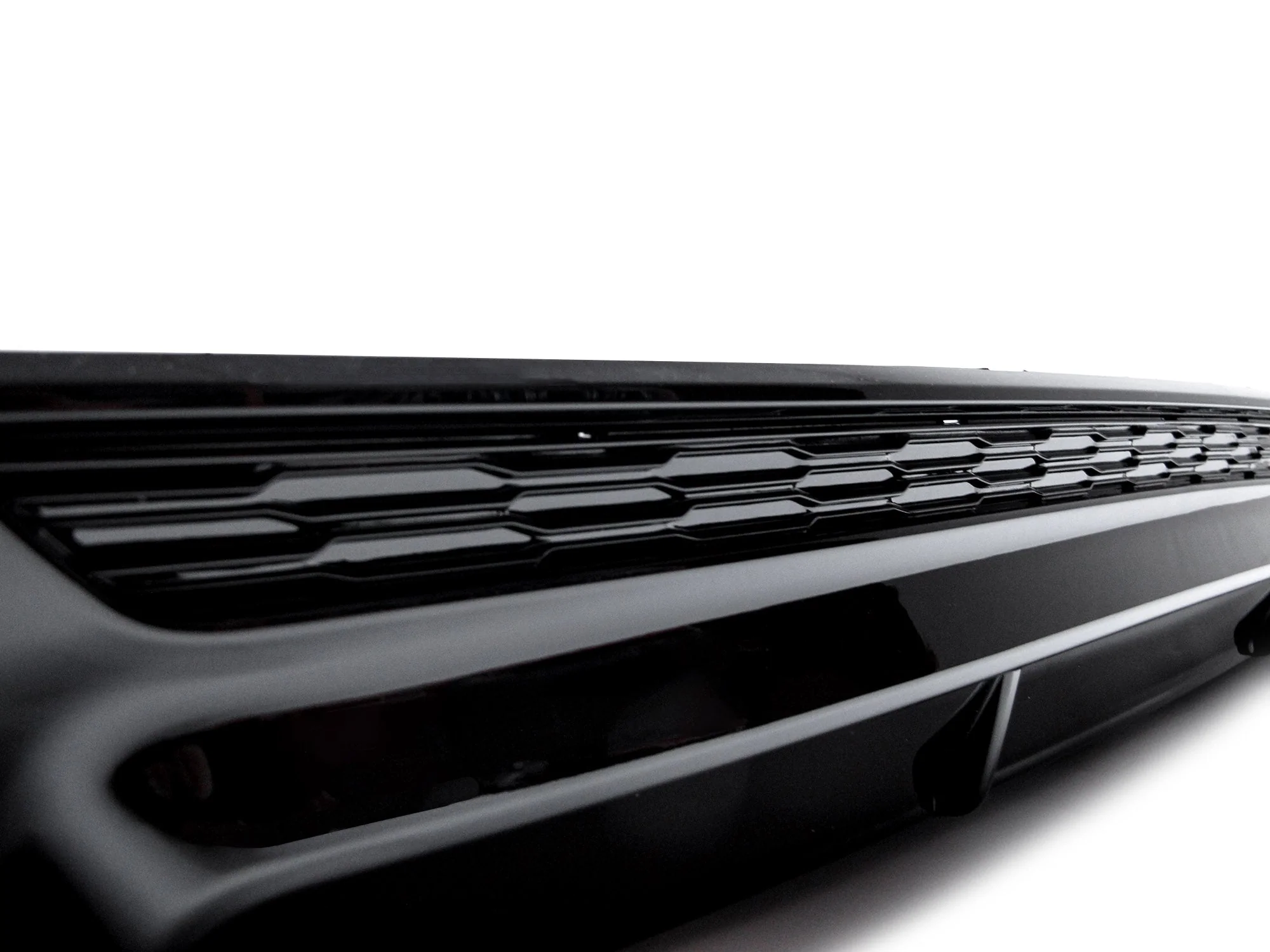 S6 Style Gloss Black Rear Diffuser + Black Tips for Audi A6 C8 S6 S-Line Sedan 2019-2025 - Image 10