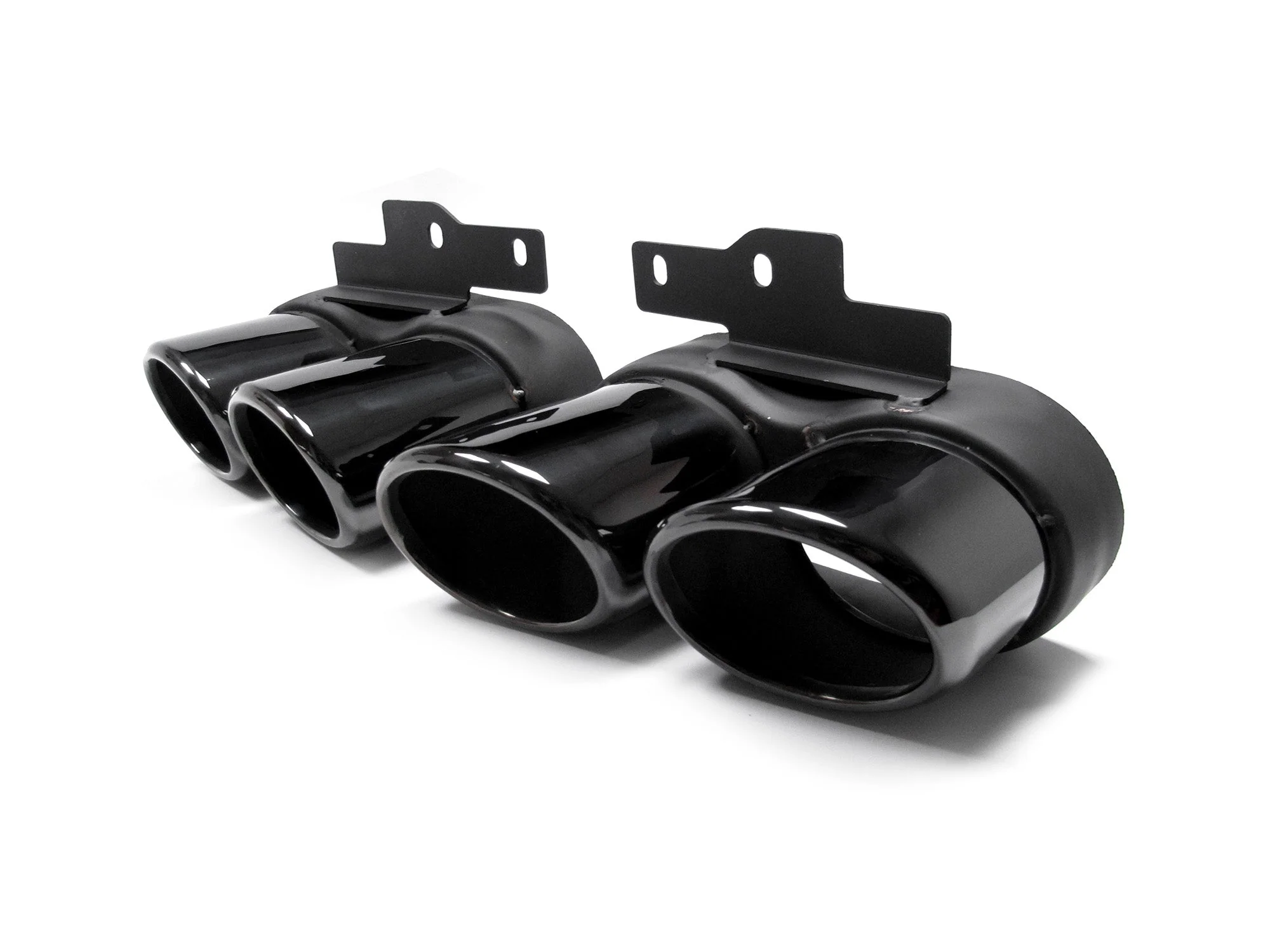 S6 Style Gloss Black Rear Diffuser + Black Tips for Audi A6 C8 S6 S-Line Sedan 2019-2025 - Image 11