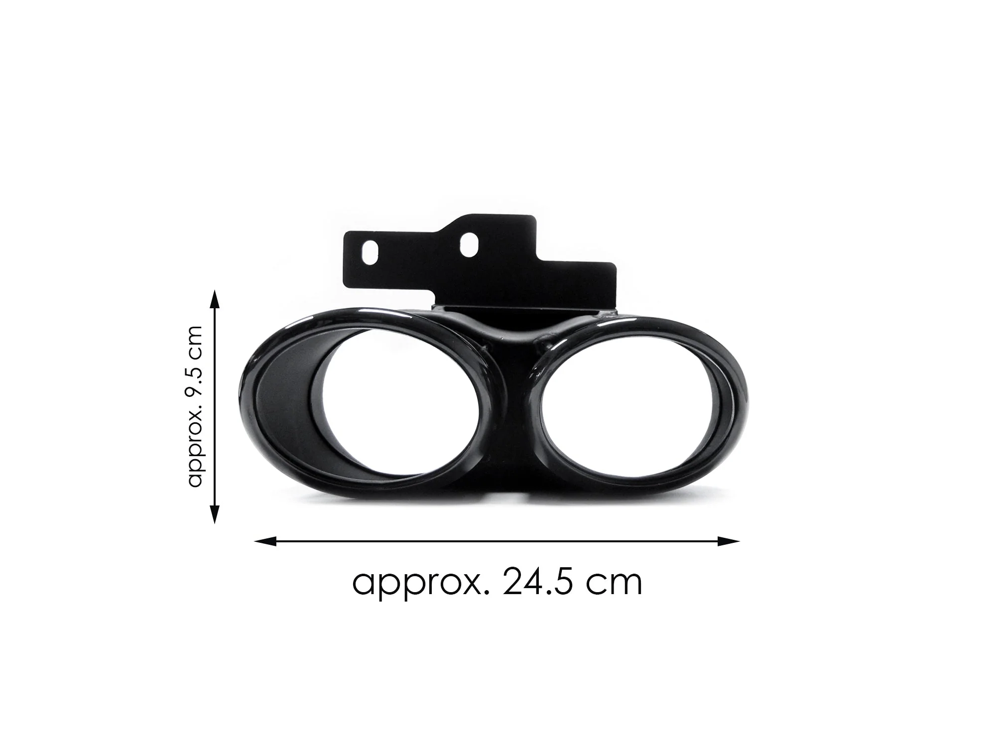 S6 Style Gloss Black Rear Diffuser + Black Tips for Audi A6 C8 S6 S-Line Sedan 2019-2025 - Image 13