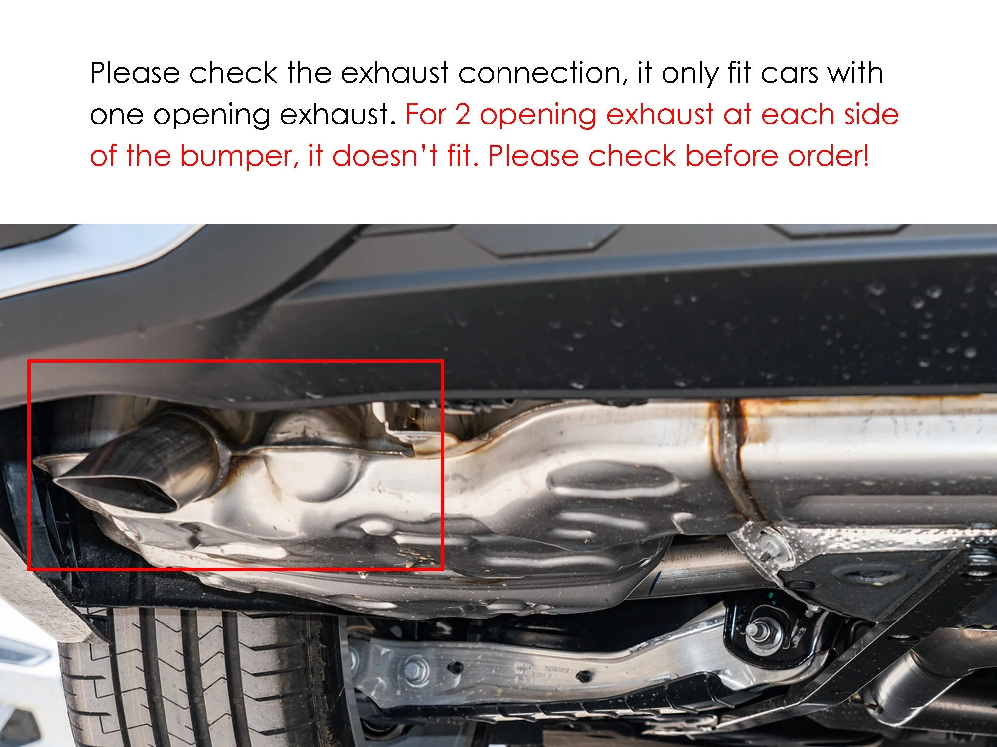 S6 Style Gloss Black Rear Diffuser + Black Tips for Audi A6 C8 S6 S-Line Sedan 2019-2025 - Image 4