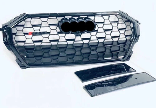 Front Bumper Grill Honeycomb for AUDI Q3 2019 2020 2021 2022 2023 2024 - Image 2