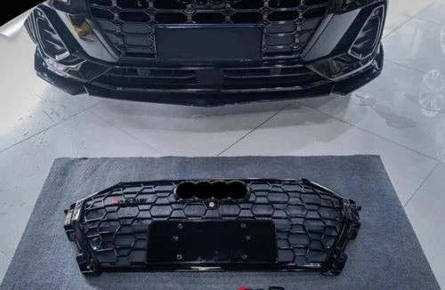 Front Bumper Grill Honeycomb for AUDI Q3 2019 2020 2021 2022 2023 2024 - Image 4