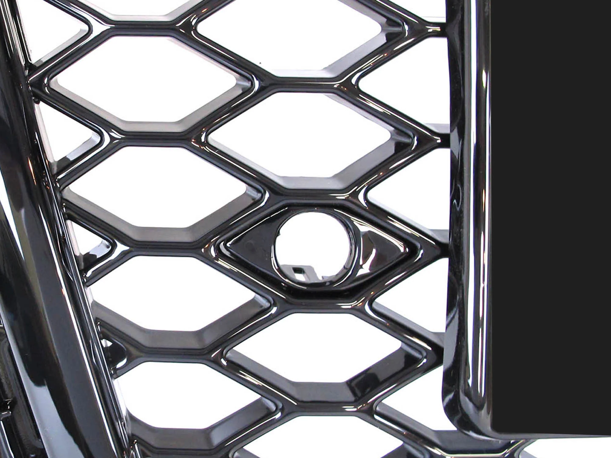 Gloss Black Honeycomb Front Mesh Grille for Audi Q5 SQ5 2013–2017 - Image 8