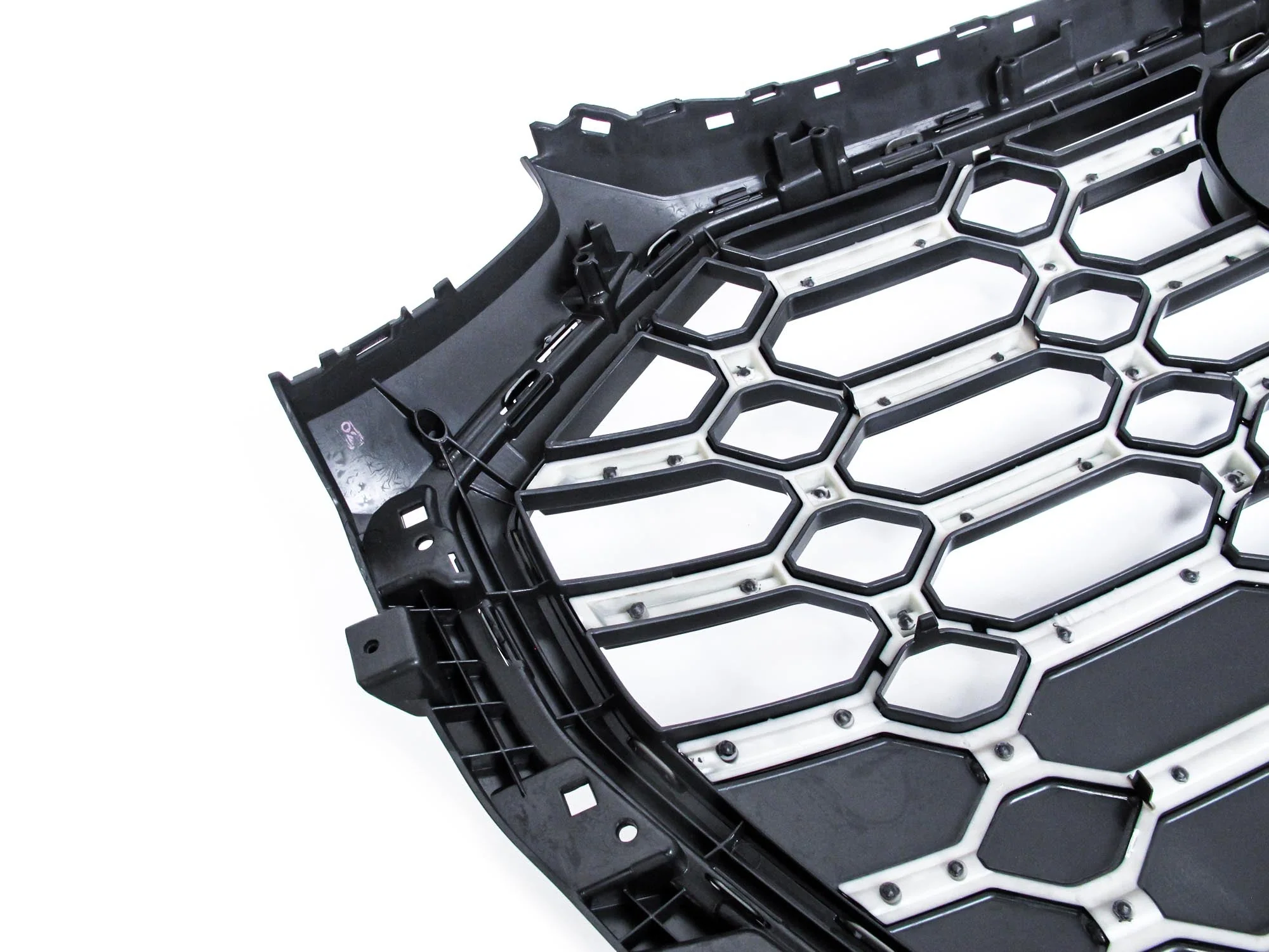 Honeycomb Black Front Grille for AUDI Q5 SQ5 2021 2022 2024 - Image 14