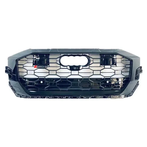 Honeycomb Black Front Grill For Audi Q8 SQ8 2019-2024