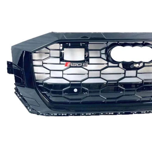 Honeycomb Black Front Grill For Audi Q8 SQ8 2019-2024 - Image 3