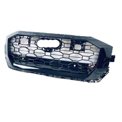 Honeycomb Black Front Grill For Audi Q8 SQ8 2019-2024 - Image 4