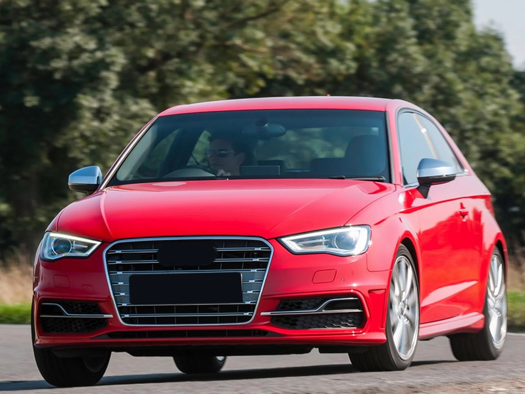 Chrome Front Grille for Audi A3 8V S3 2014 2015 2016 - Image 2