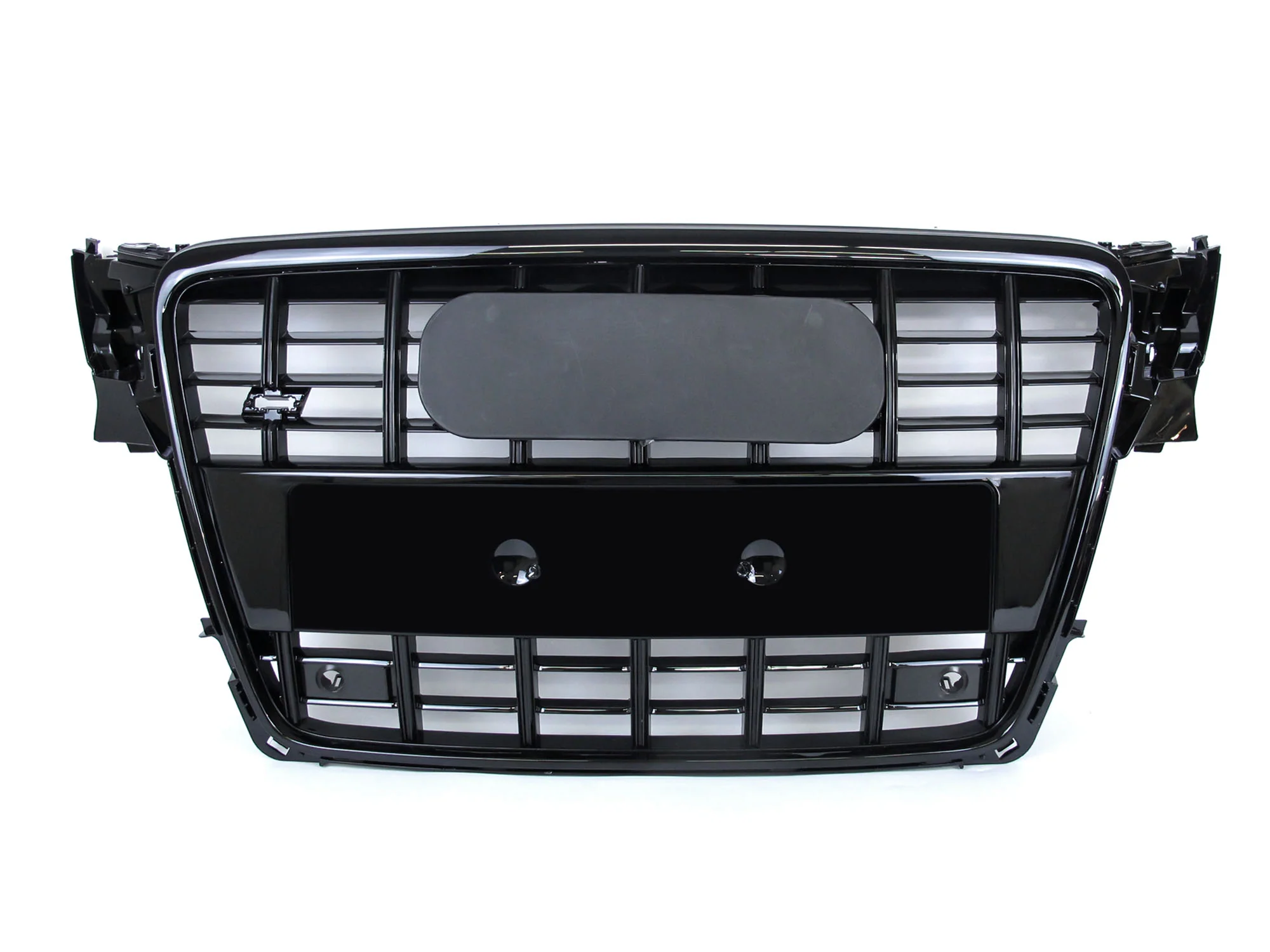 Gloss Black S4 Style Front Grille For Audi A4 S4 B8 2009–2012
