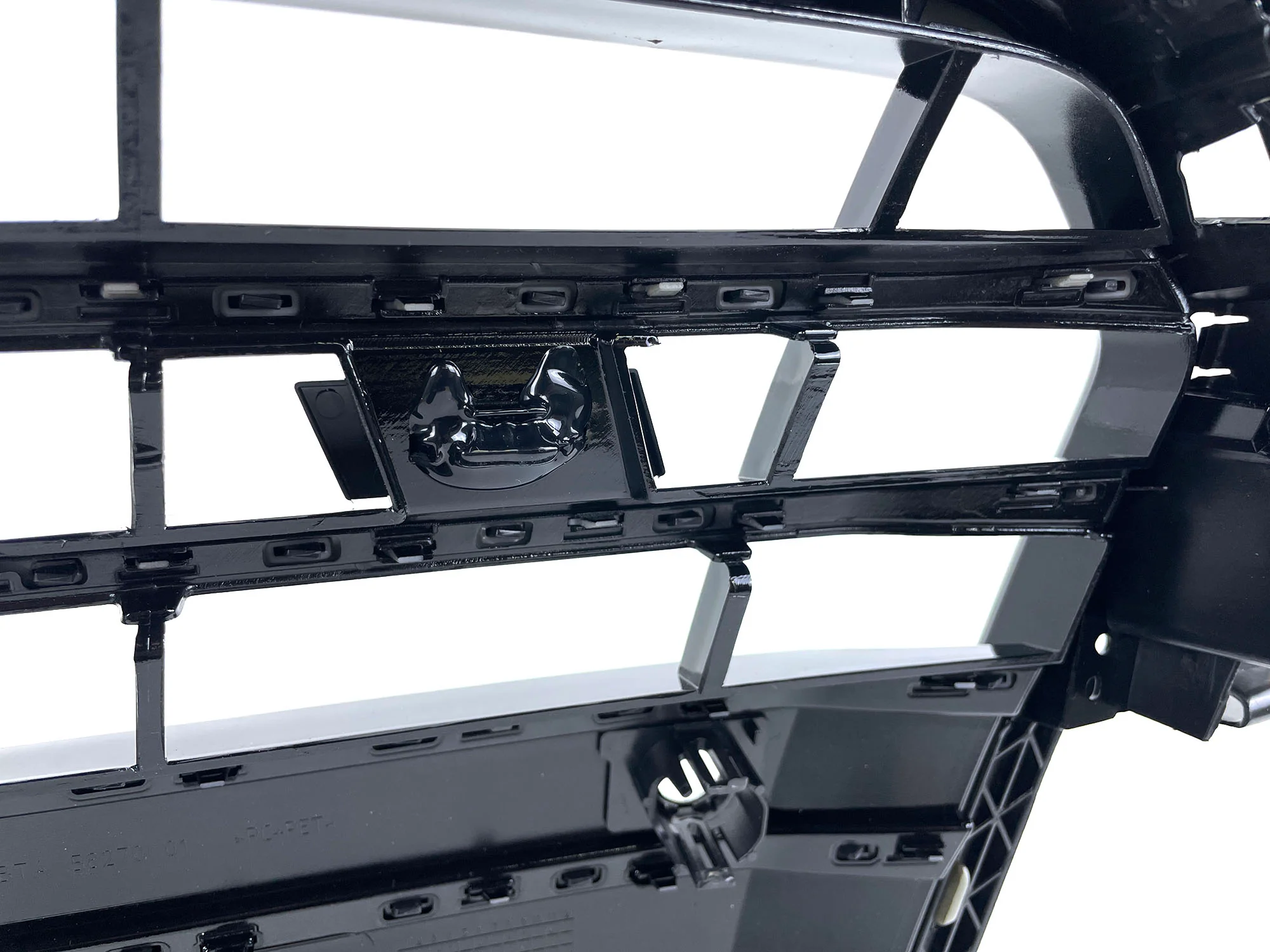 FrS4 Style Font Bumper Grille Gloss Black for Audi A4 S4 B8.5 2013-2016 - Image 12