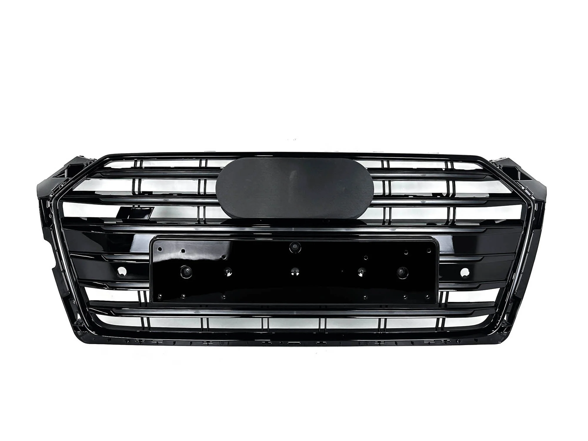 Front Bumper Grille Gloss Black Fits Audi A5/S5 B9 2017–2019 - Image 5
