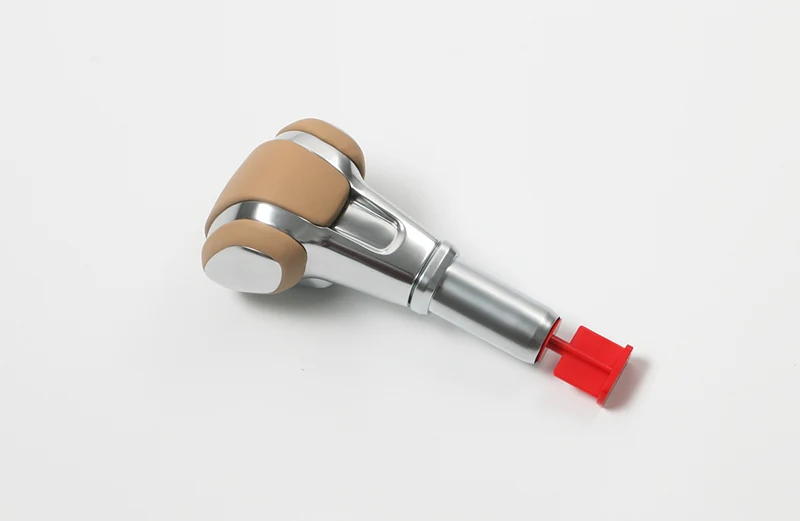 Beige / Black AT Black Gear Shift Knob Shifter Handle For Porsche Cayenne 2011-2017 - Image 15