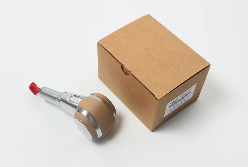 Beige / Black AT Black Gear Shift Knob Shifter Handle For Porsche Cayenne 2011-2017 - Image 17