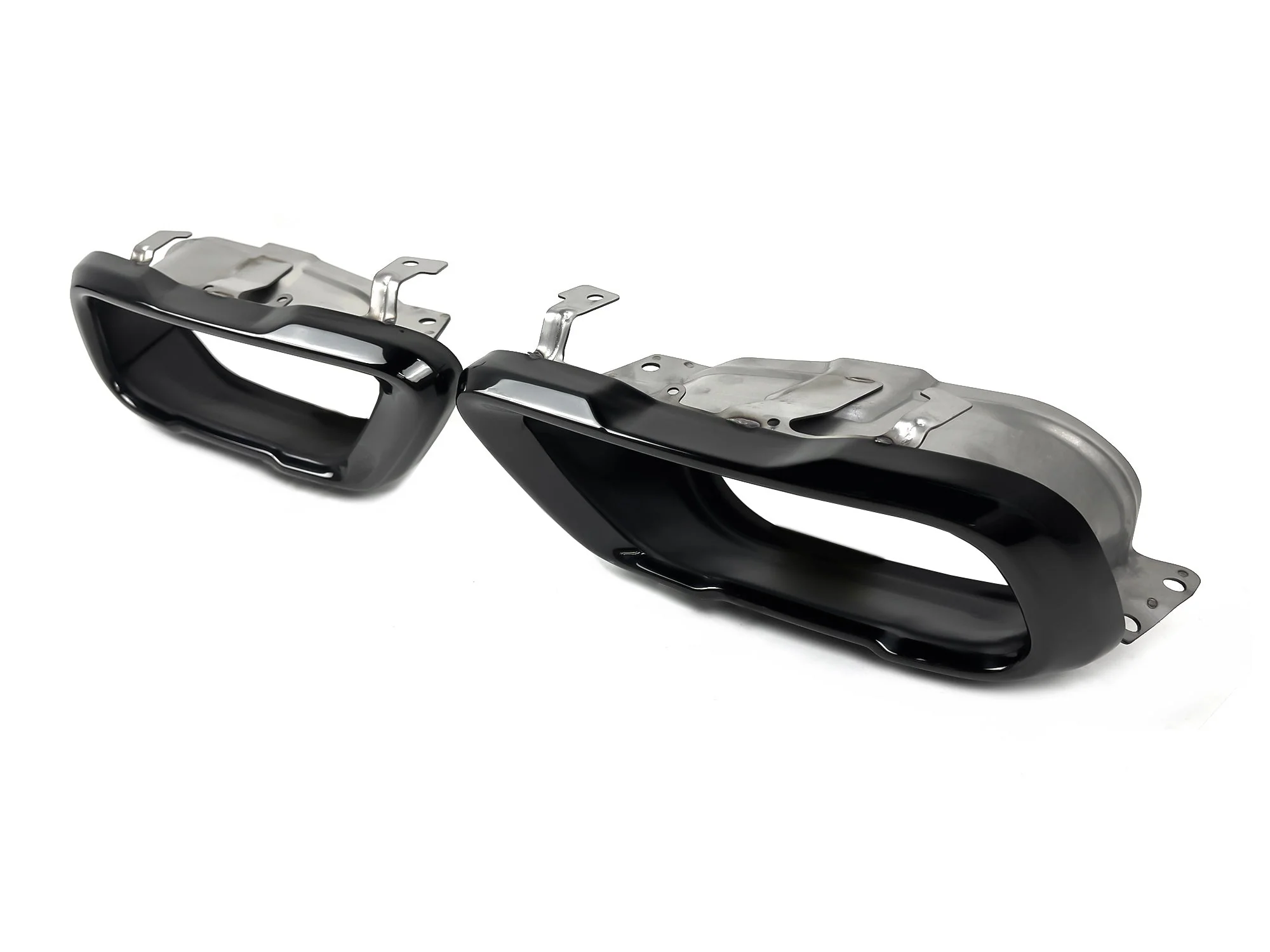 Left+Right For 2019+ BMW X5 G05 X6 G06 X7 G07 M-Sport Black Exhaust Tips Muffler Tips - Image 5