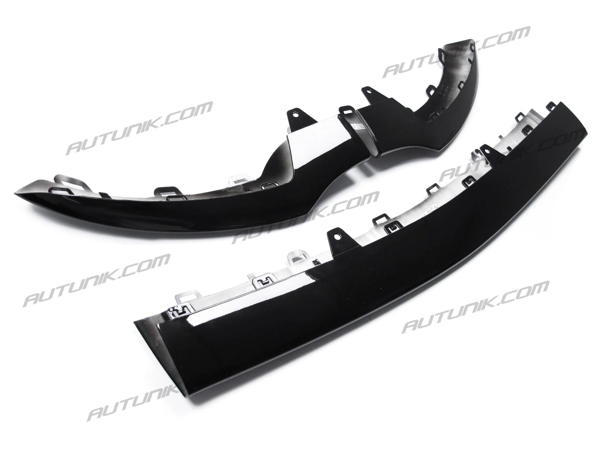 Glossy Black Front Bumper Lip Spoiler Molding Trim For Mercedes GLE C292 GLE43 AMG 2016-2019 di108 - Image 6